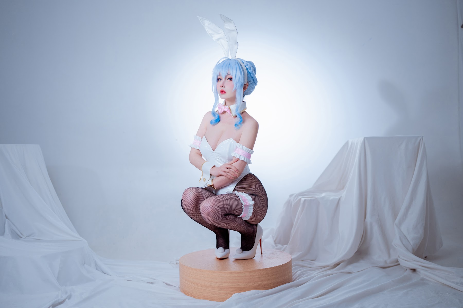 Coser@rioko凉凉子 Vol.108 雪女兔女郎 - P19
