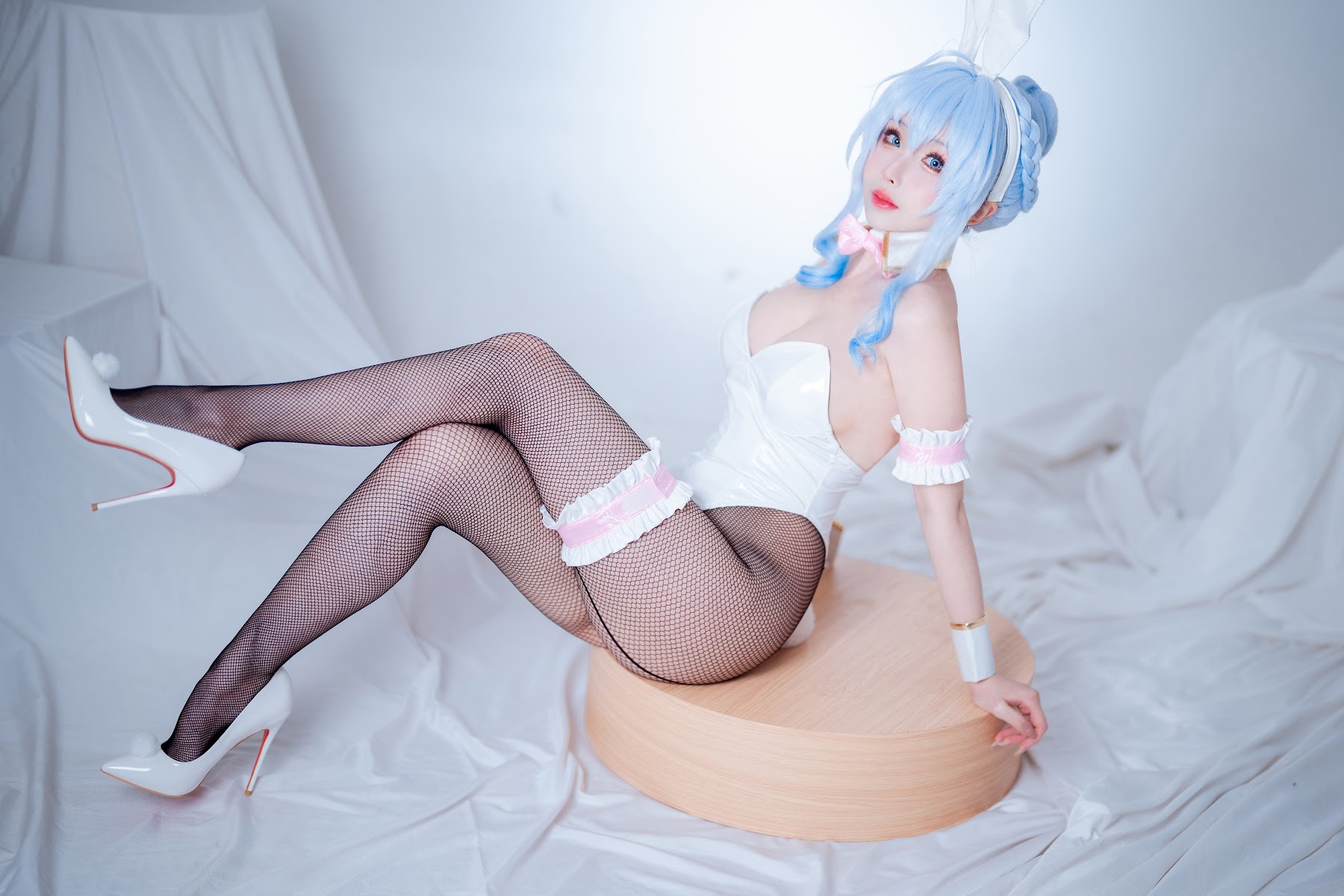 Coser@rioko凉凉子 Vol.108 雪女兔女郎 - P3