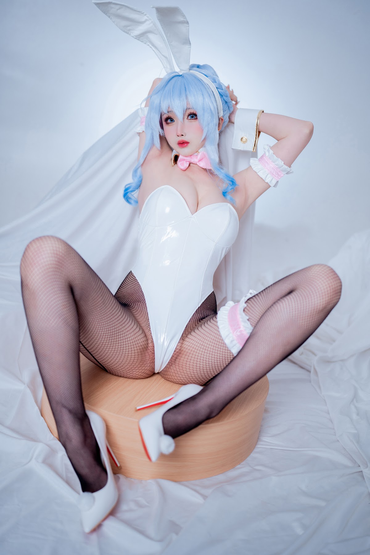 Coser@rioko凉凉子 Vol.108 雪女兔女郎 - P8