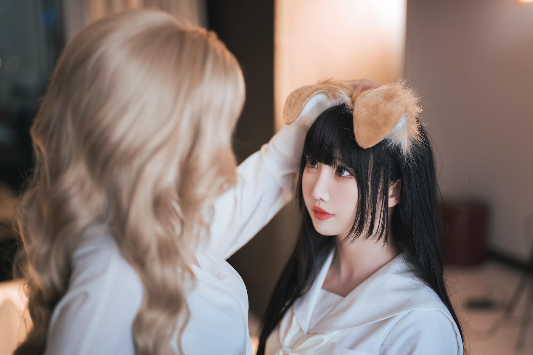 Coser@rioko凉凉子 Vol.106 rioko凉凉子&面饼仙儿 女上司组合版 - P36