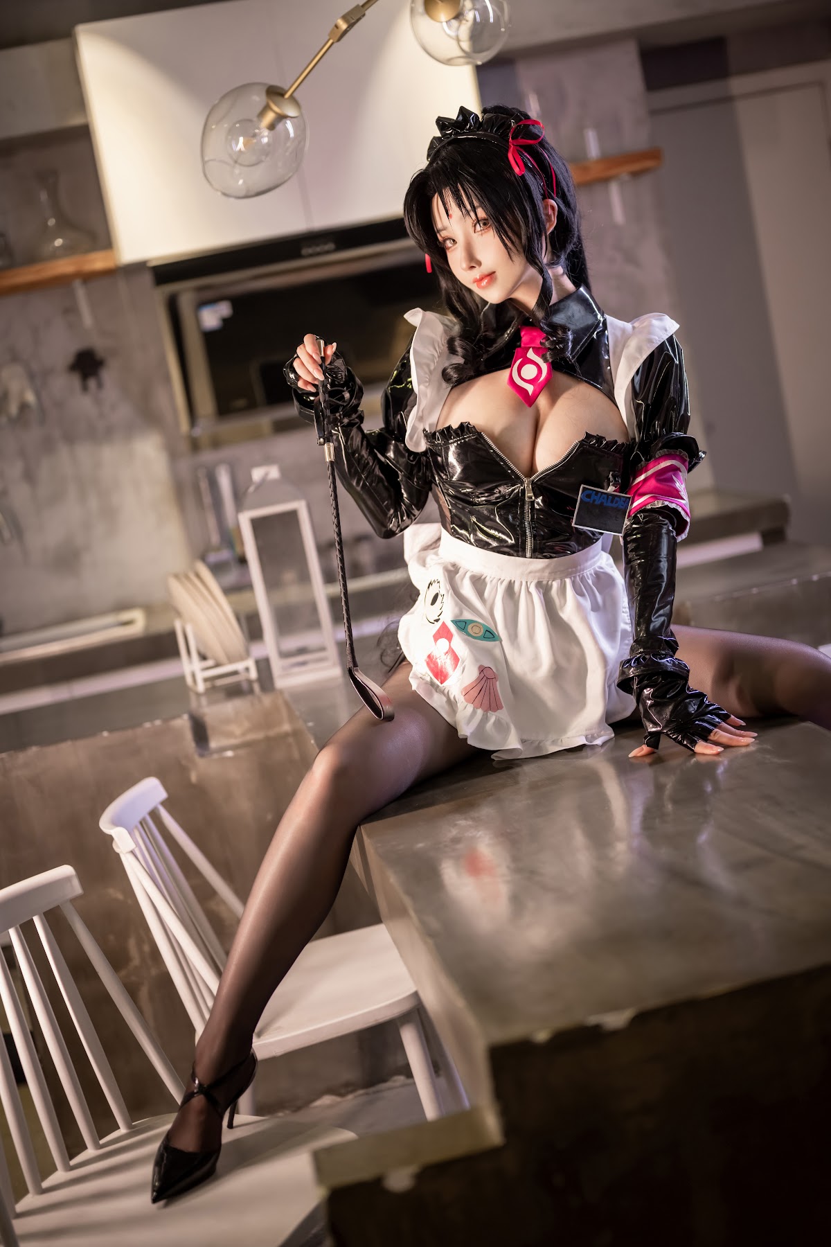 Coser@rioko凉凉子 Vol.103 rioko凉凉子 杀生院膝皮女仆 - P13