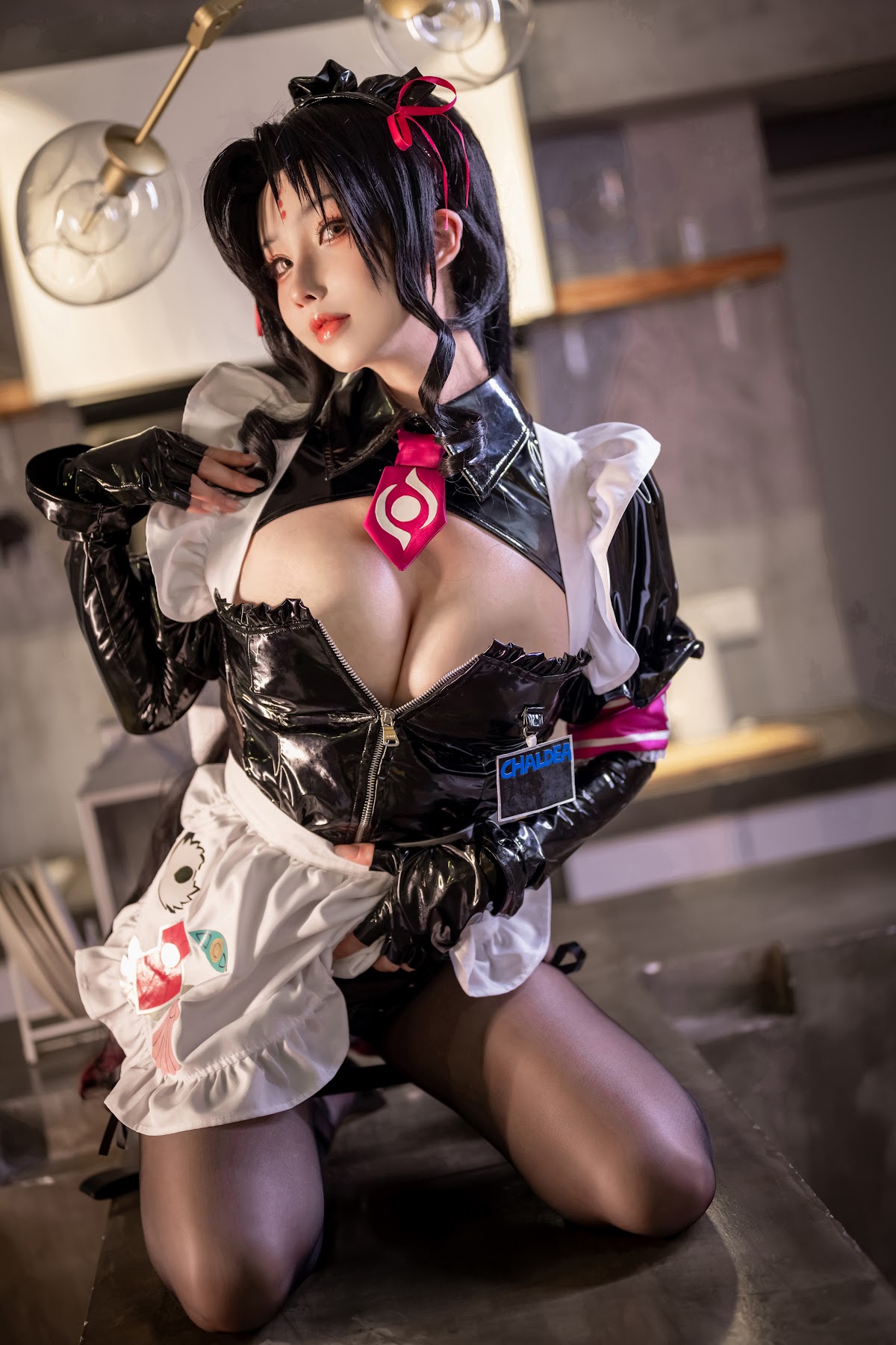 Coser@rioko凉凉子 Vol.103 rioko凉凉子 杀生院膝皮女仆 - P15