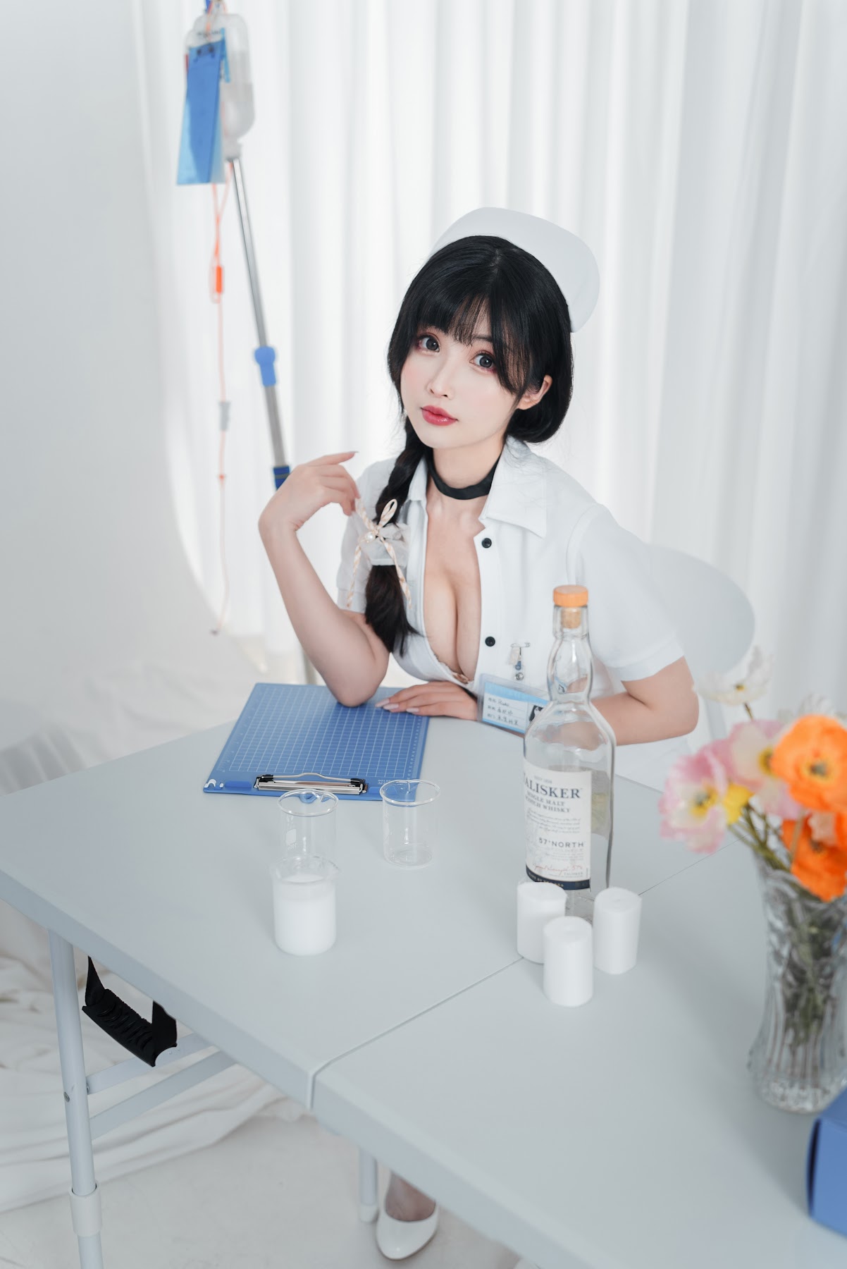 Coser@rioko凉凉子 Vol.080《年上の韵》采集室实习护士 - P22