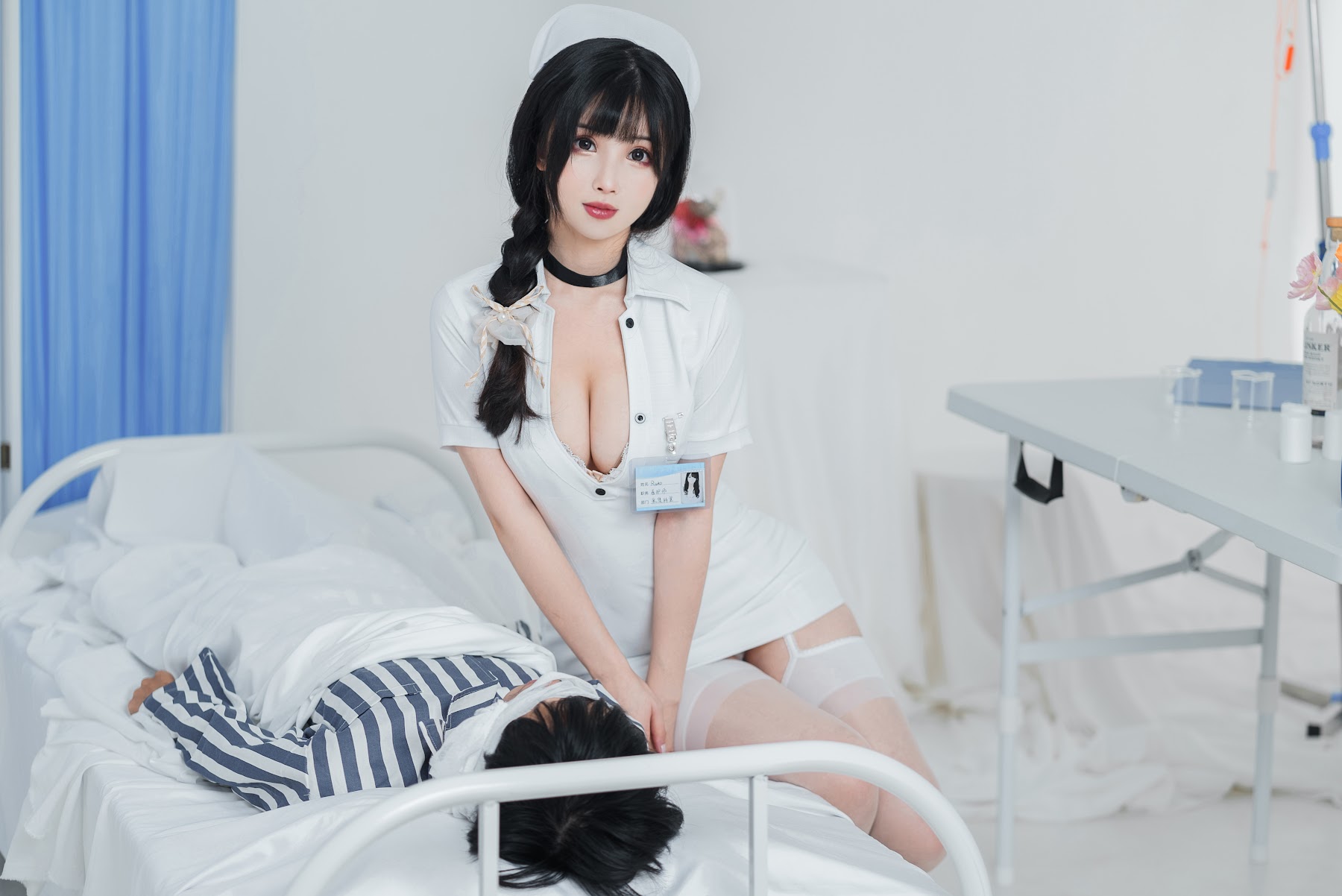 Coser@rioko凉凉子 Vol.080《年上の韵》采集室实习护士 - P46