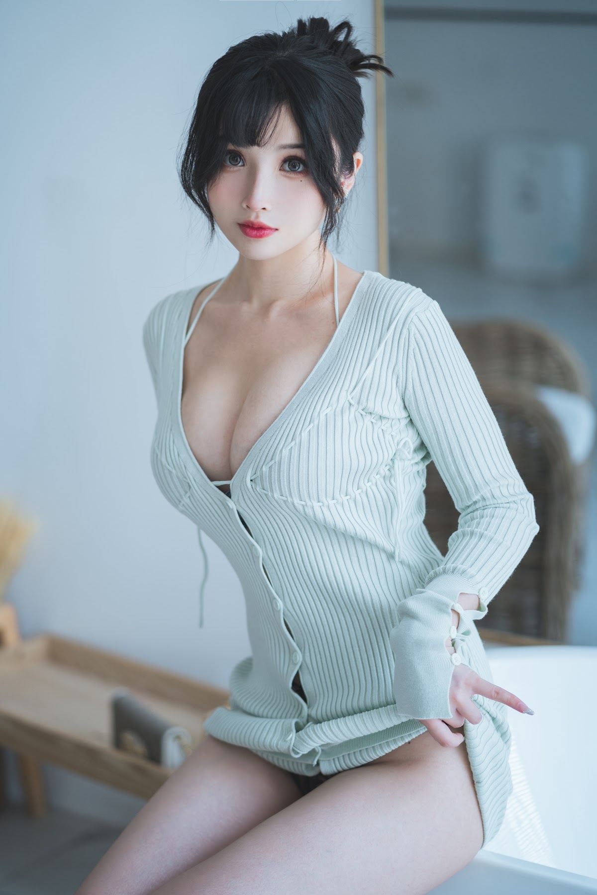 Coser@rioko凉凉子 Vol.077 人妻毛衣 - P23