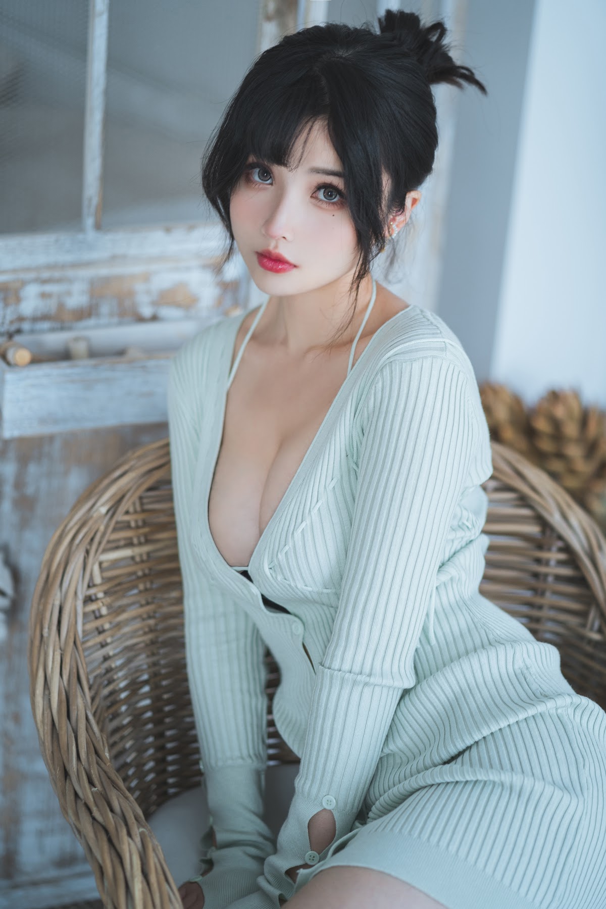 Coser@rioko凉凉子 Vol.077 人妻毛衣 - P34