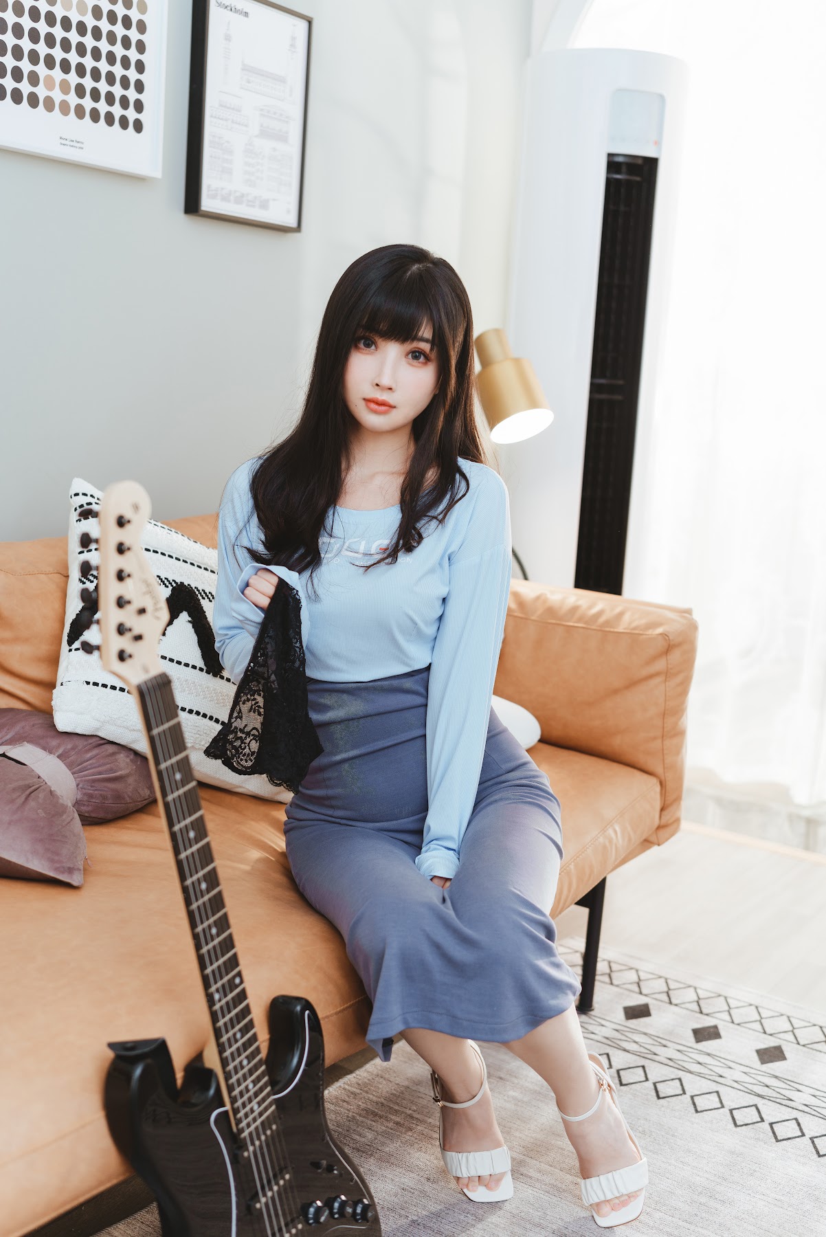 Coser@rioko凉凉子 Vol.074 吉他妹妹系带裙 - P34