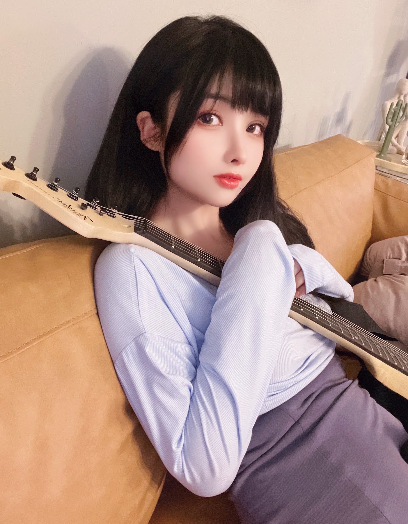 Coser@rioko凉凉子 Vol.074 吉他妹妹系带裙 - P43