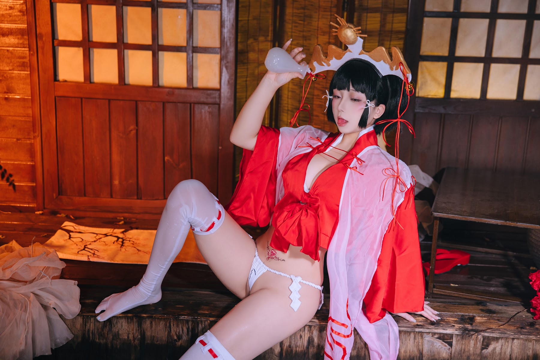 Coser@日奈娇 – 辉夜巫女 - P11