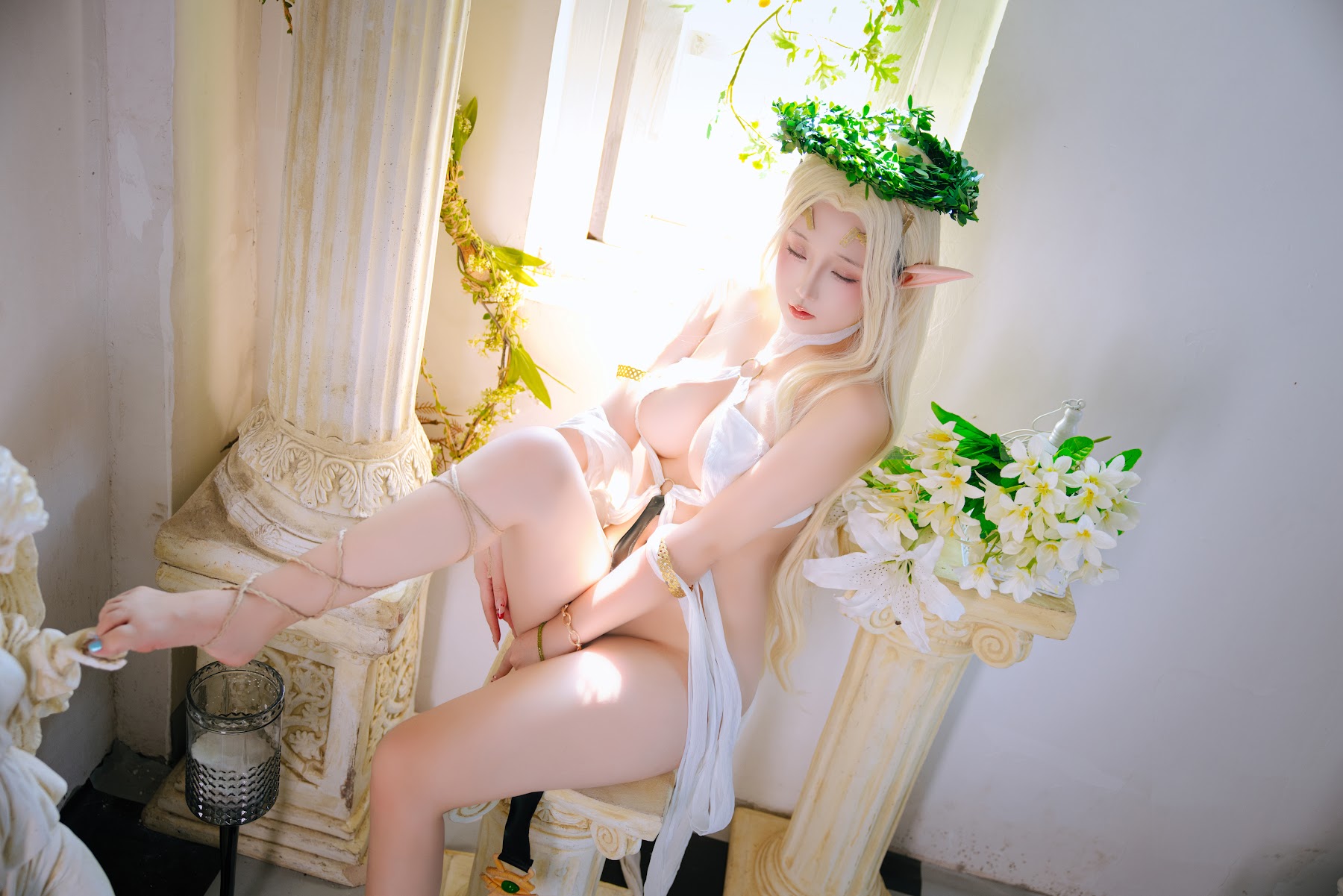 Coser@日奈娇 – 白精灵 - P108
