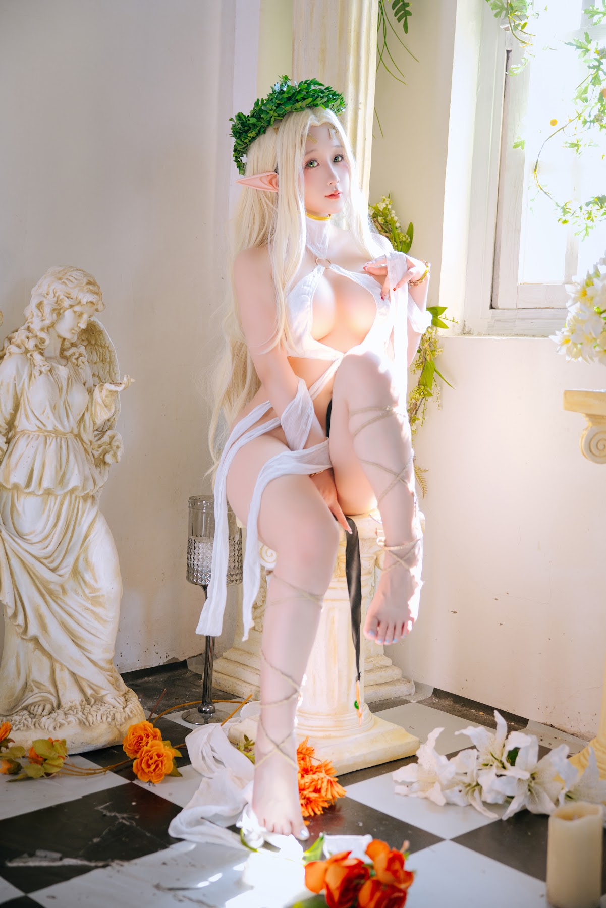 Coser@日奈娇 – 白精灵 - P114