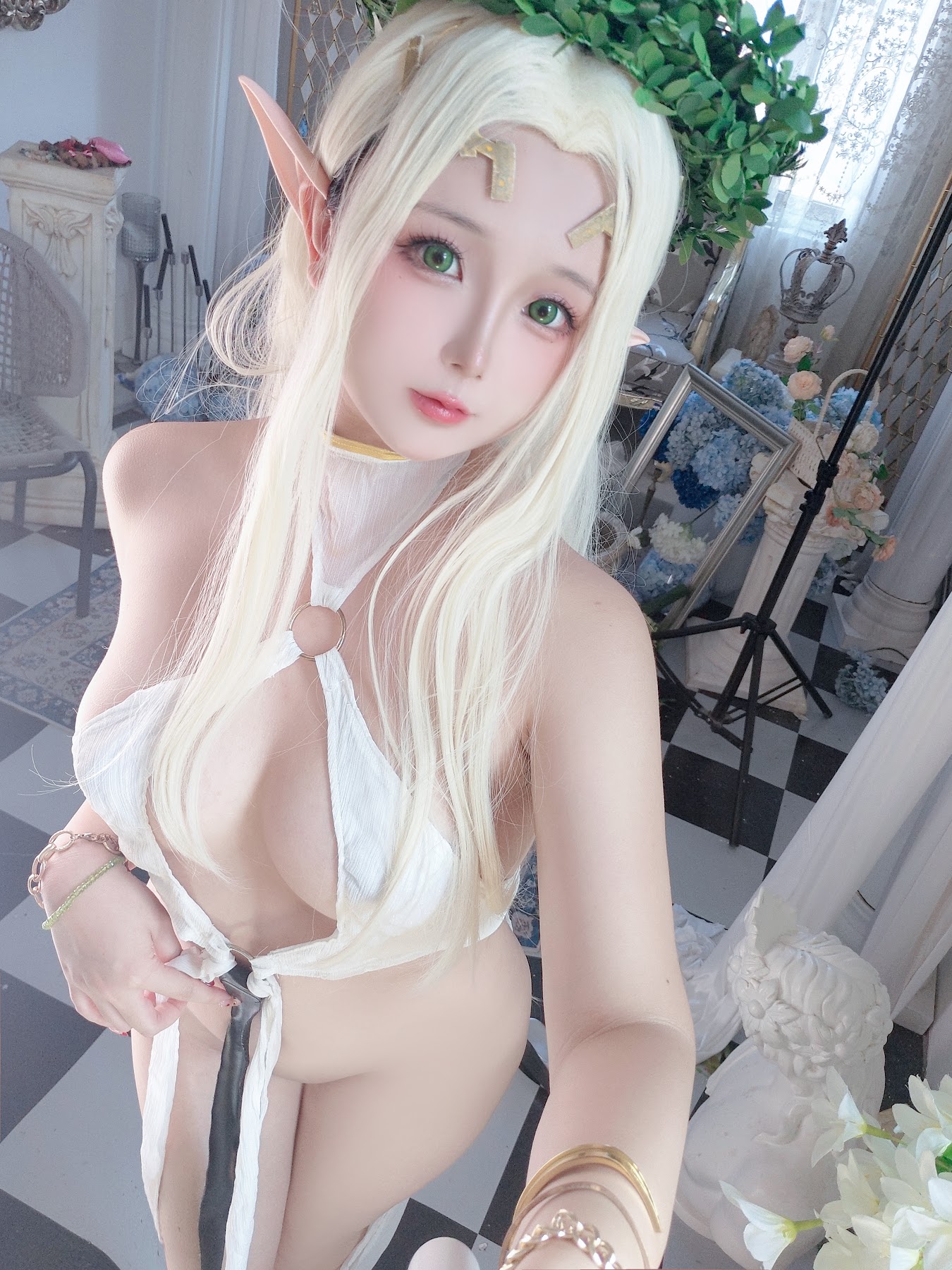 Coser@日奈娇 – 白精灵 - P43