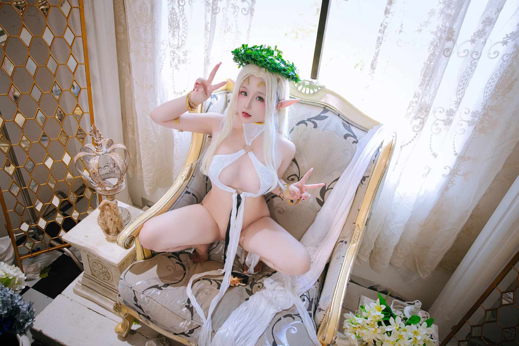 Coser@日奈娇 – 白精灵 - P97