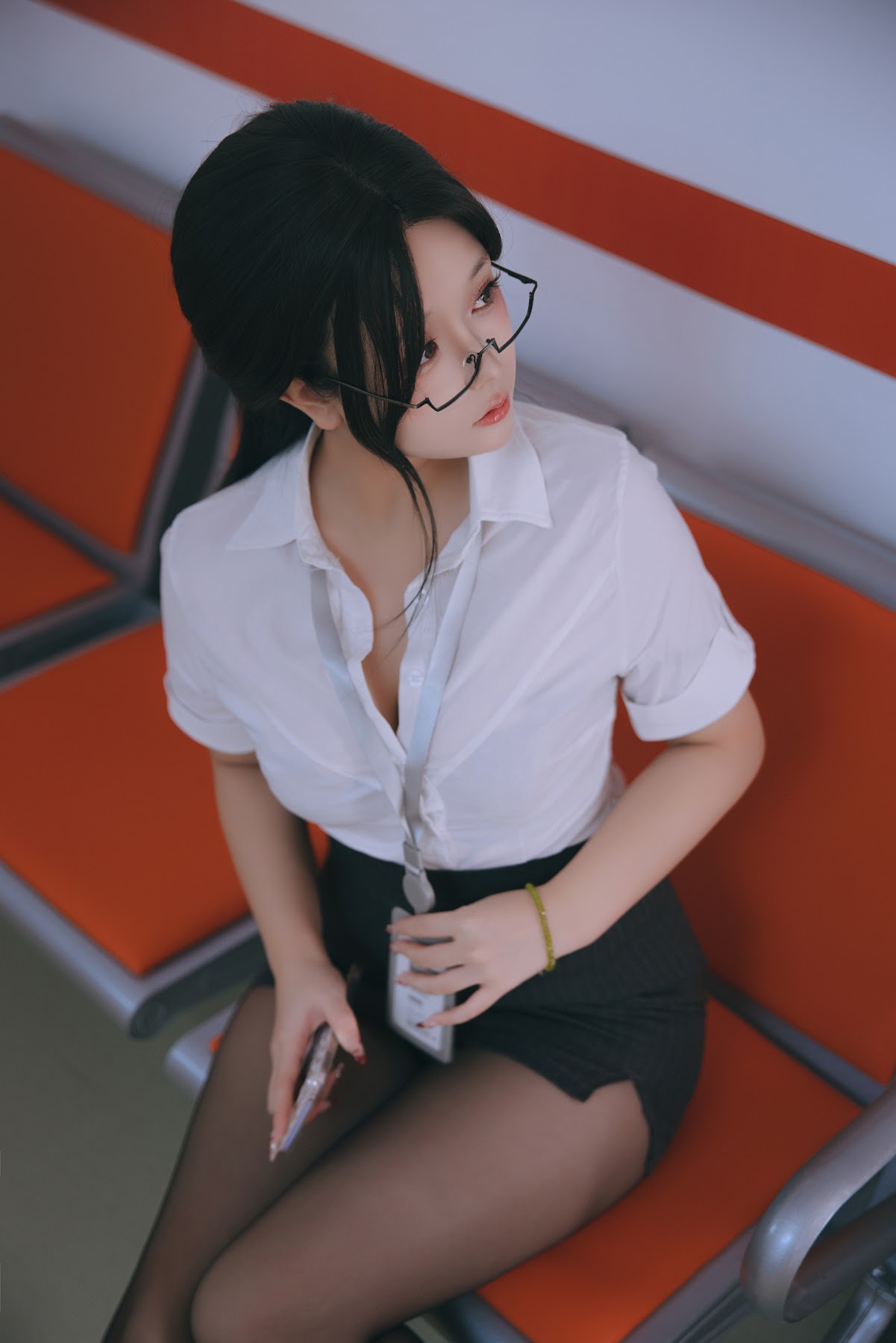 Coser@日奈娇 – 地铁OL - P194