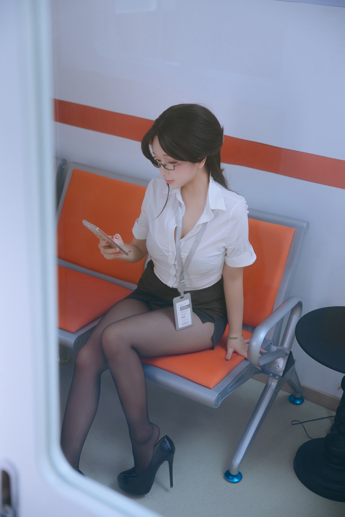 Coser@日奈娇 – 地铁OL - P90