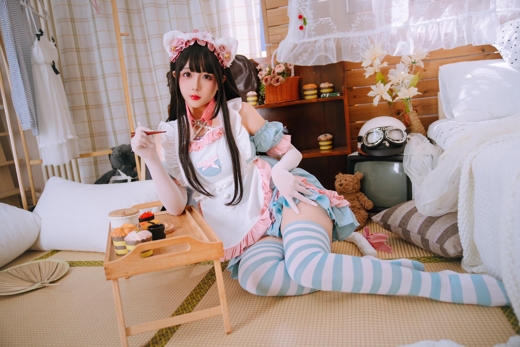 Coser@日奈娇 – 兔尾女仆 - P24