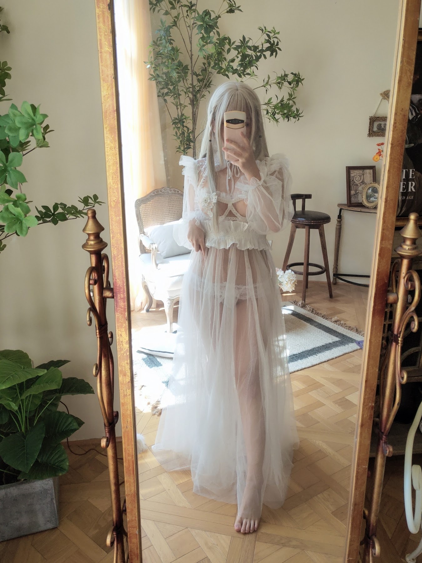 Coser@日奈娇 – 白纱衣 - P113