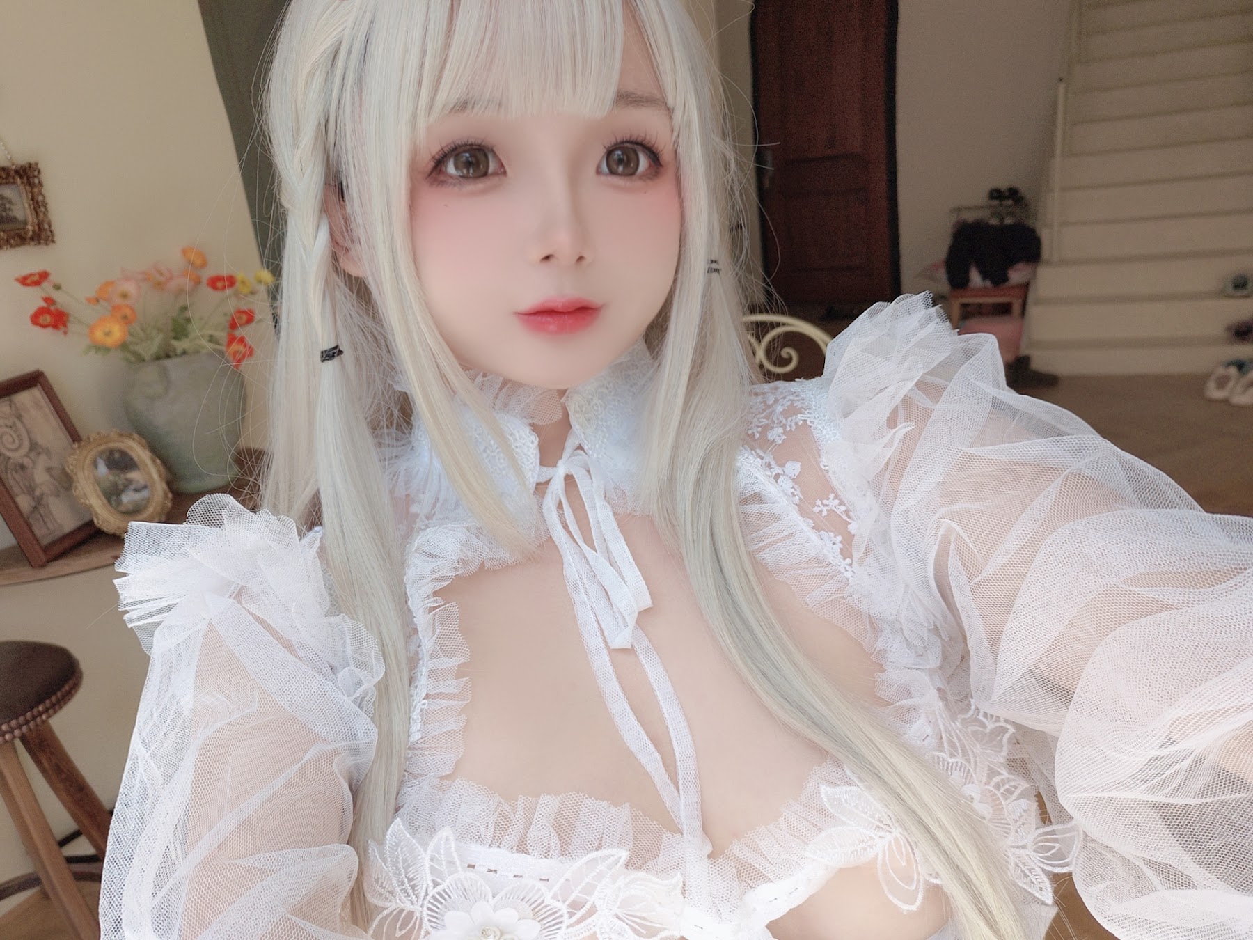 Coser@日奈娇 – 白纱衣 - P116