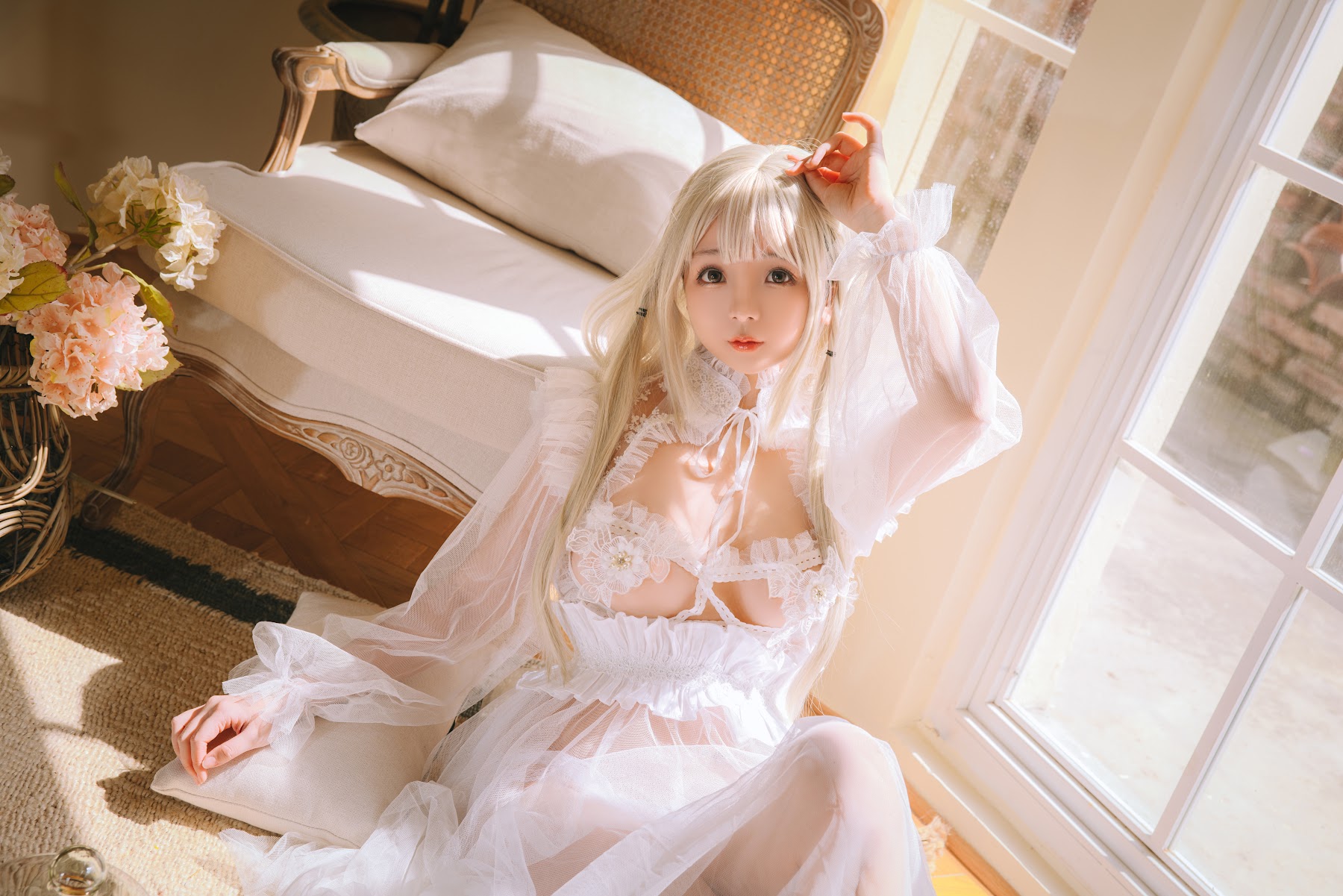 Coser@日奈娇 – 白纱衣 - P11