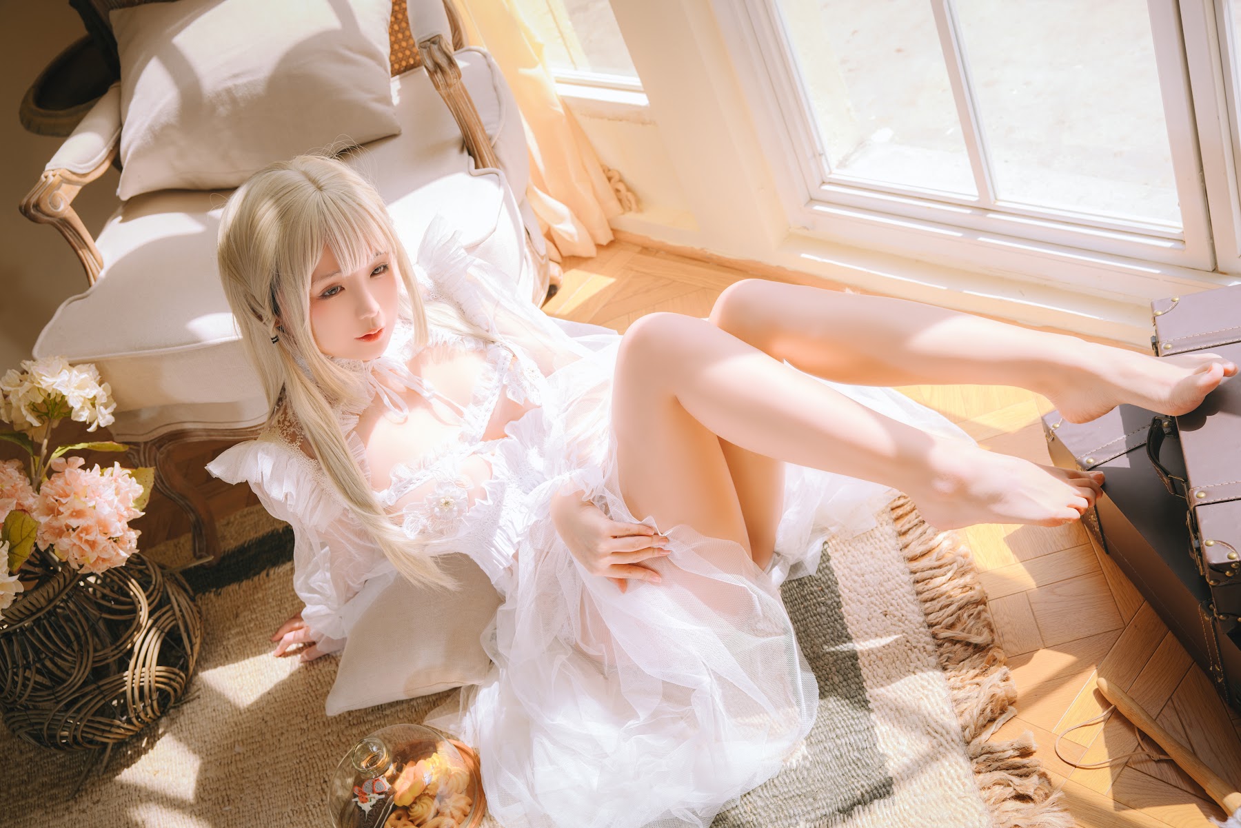 Coser@日奈娇 – 白纱衣 - P14