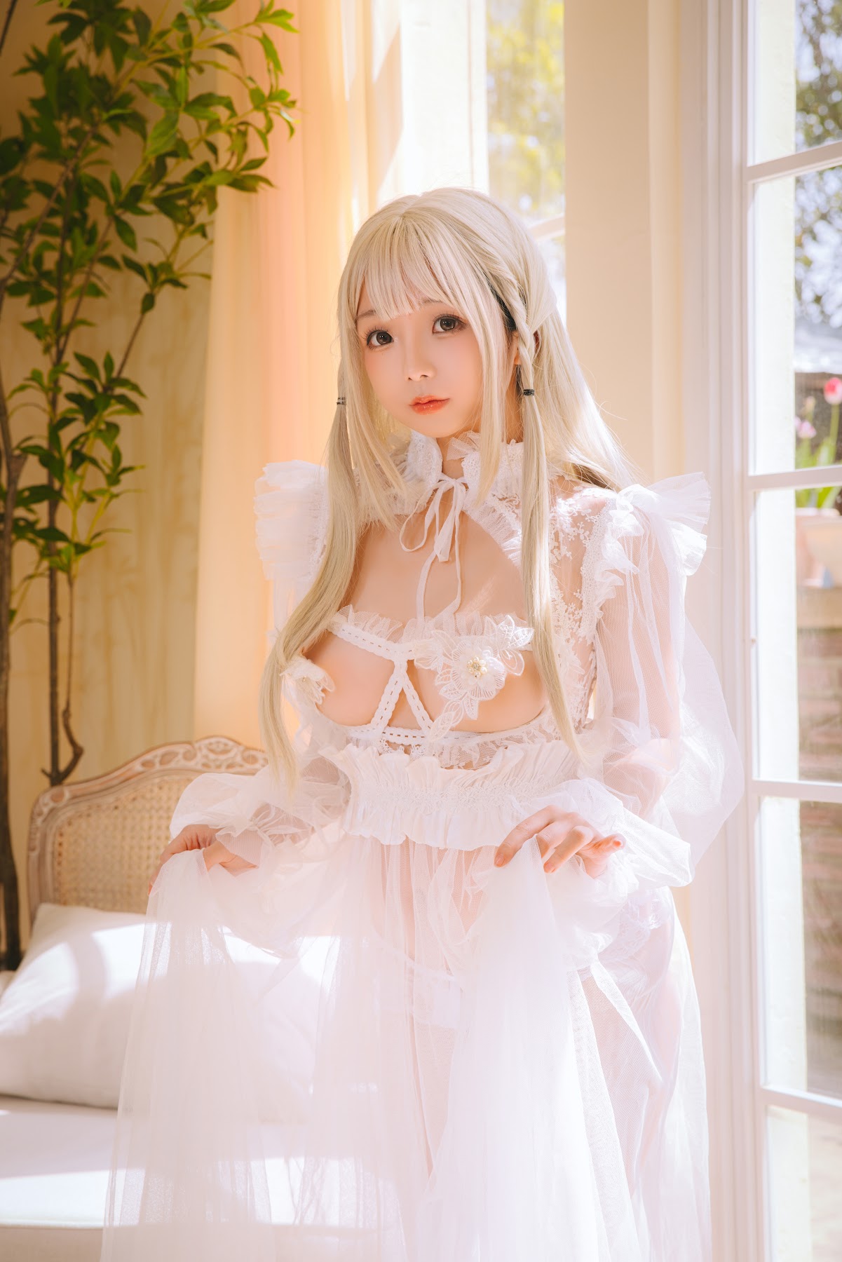 Coser@日奈娇 – 白纱衣 - P22