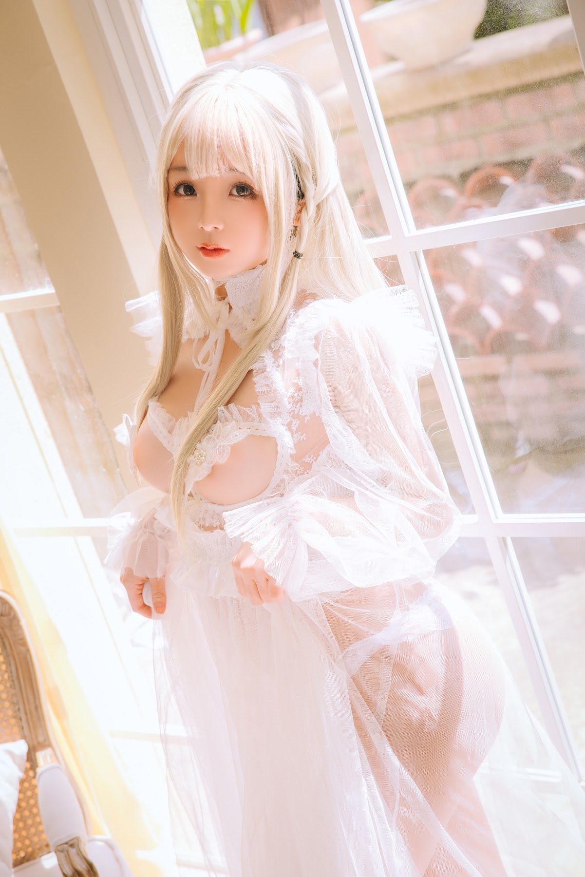 Coser@日奈娇 – 白纱衣 - P23