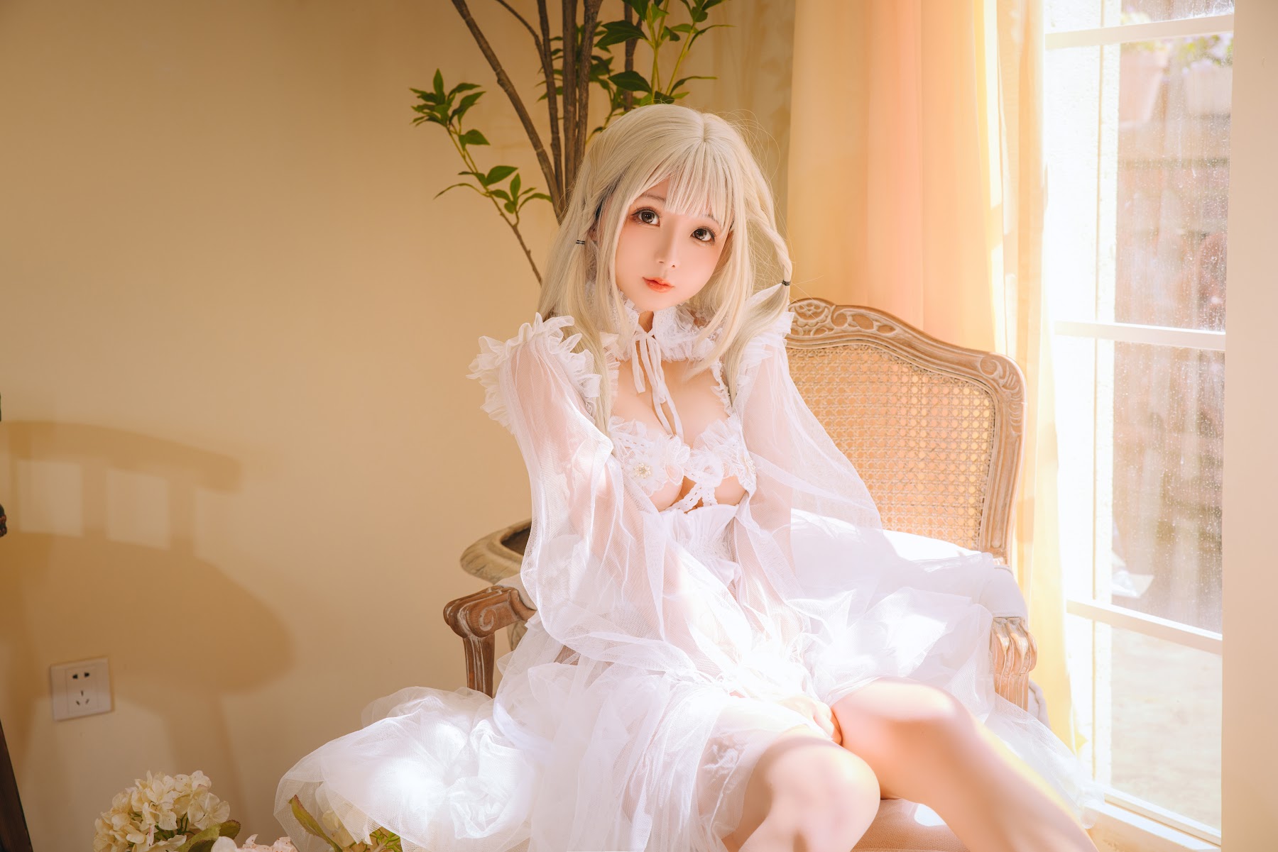Coser@日奈娇 – 白纱衣 - P25