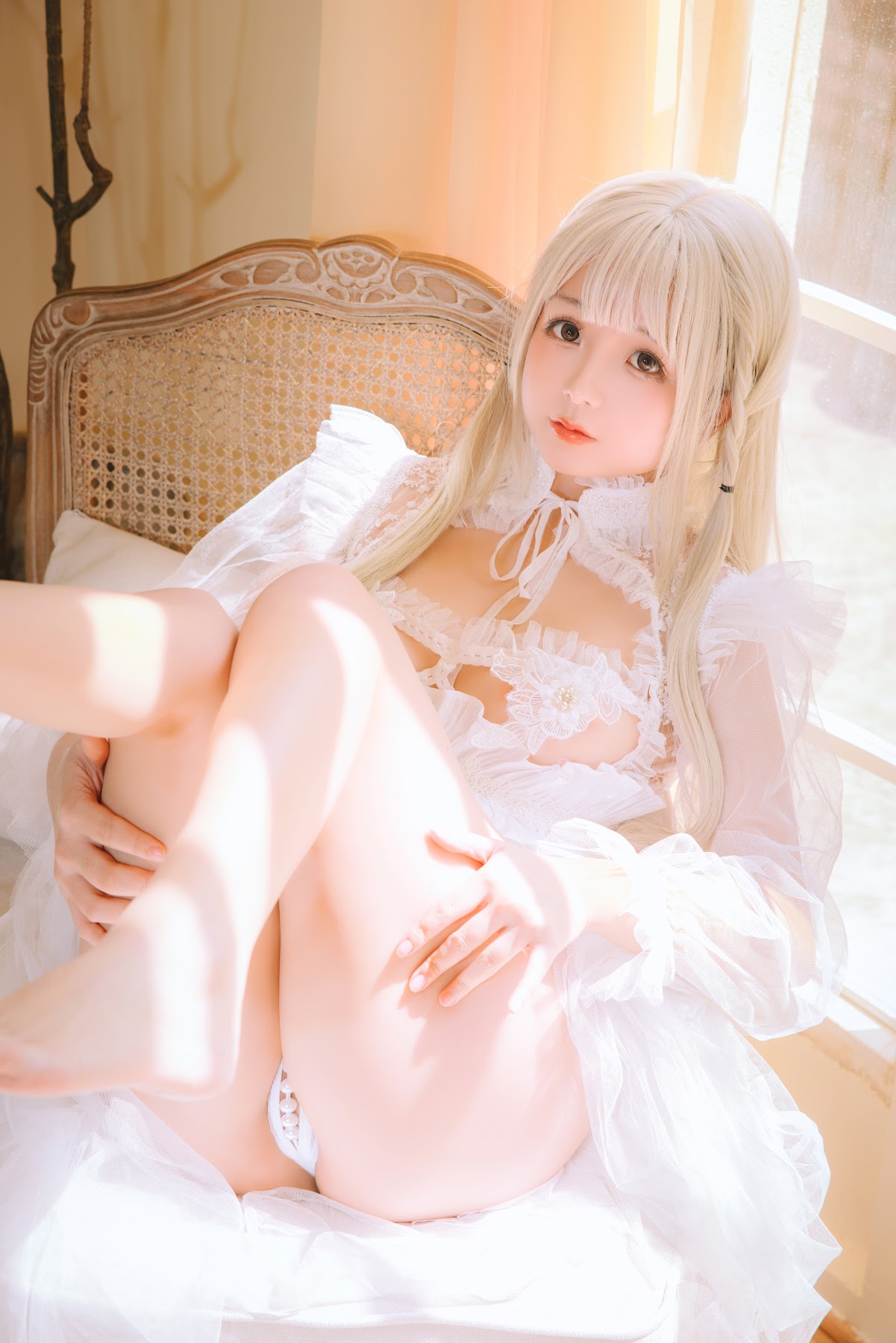 Coser@日奈娇 – 白纱衣 - P28