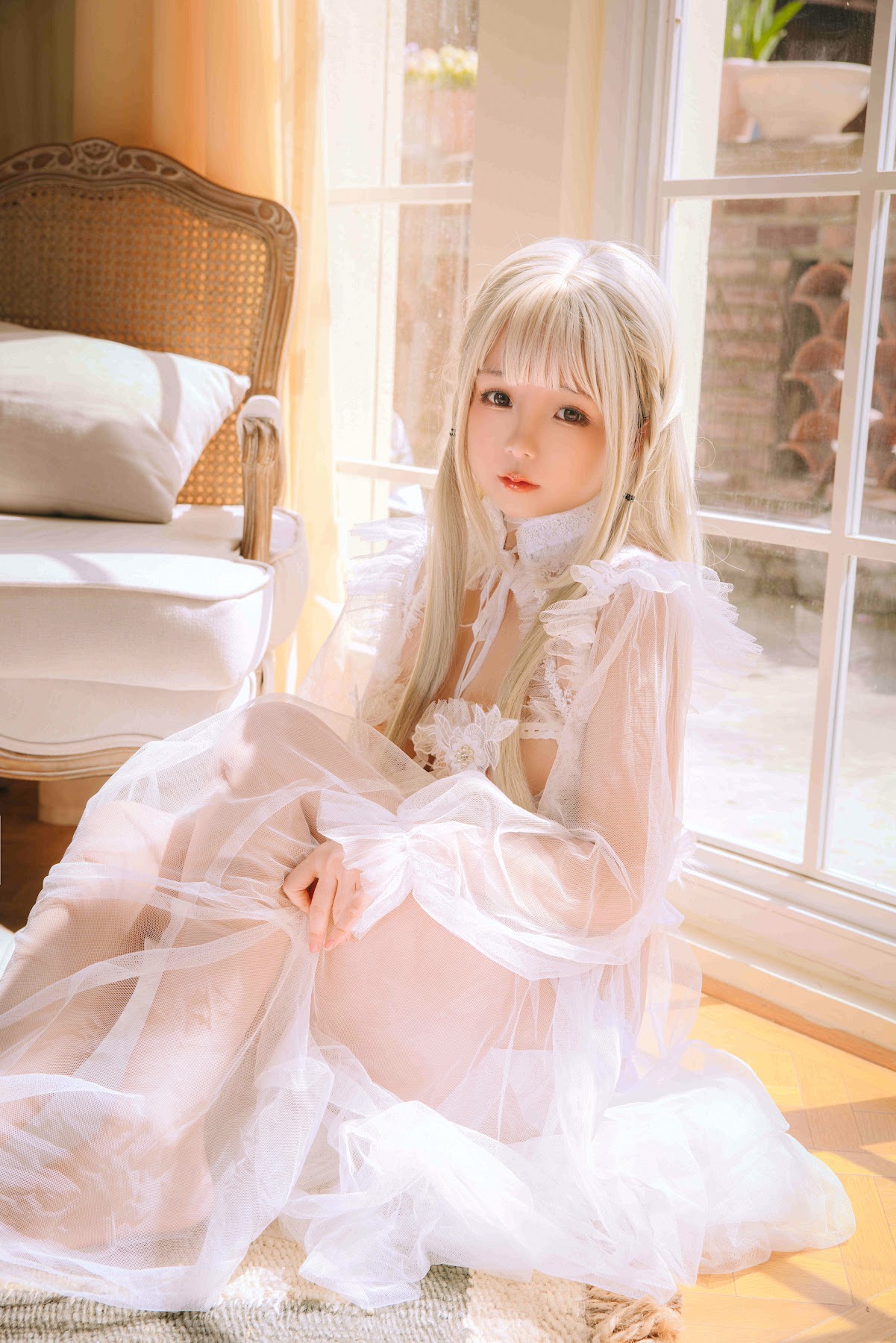 Coser@日奈娇 – 白纱衣 - P2