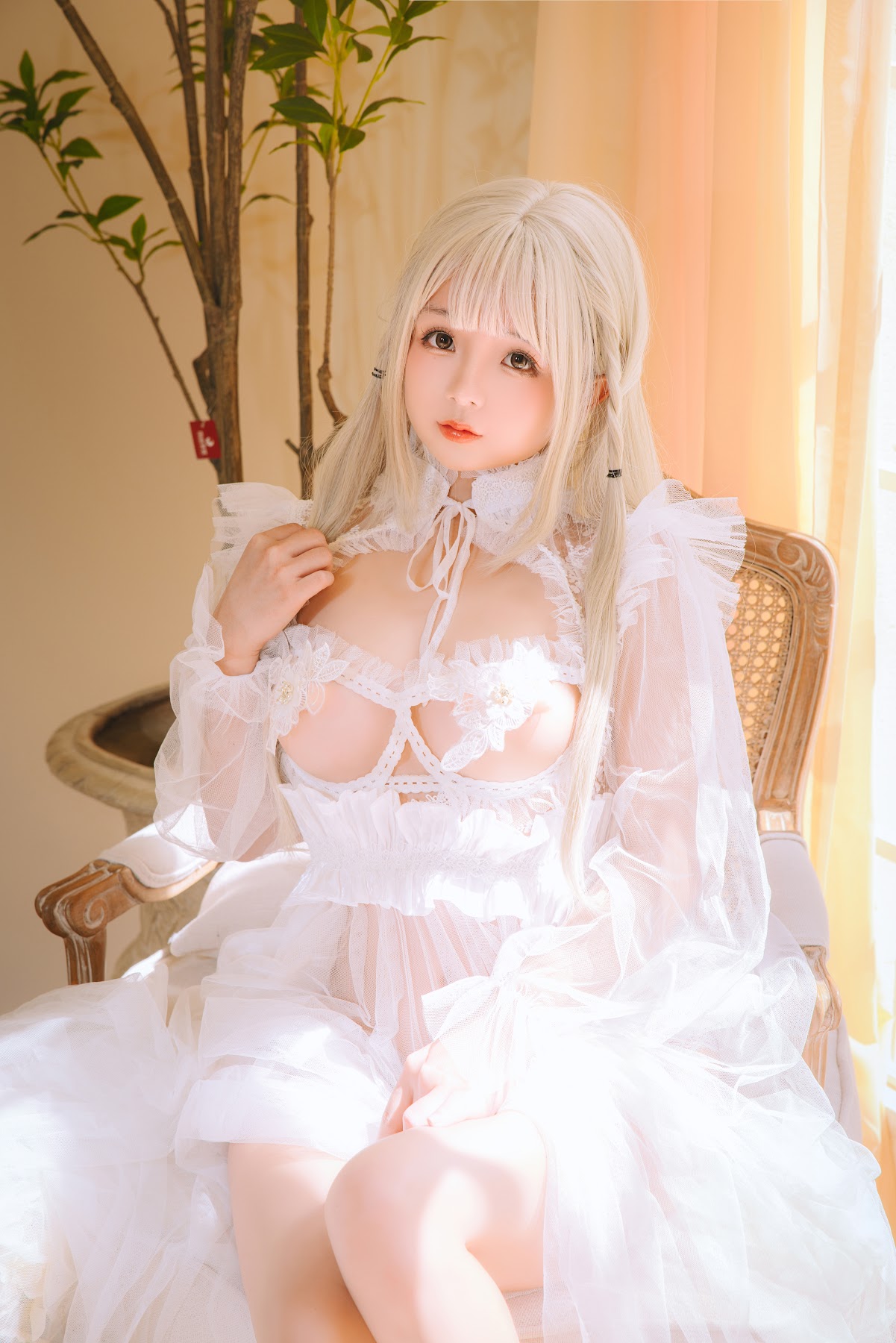 Coser@日奈娇 – 白纱衣 - P30