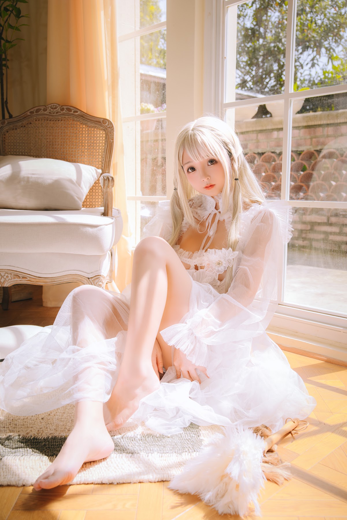 Coser@日奈娇 – 白纱衣 - P3
