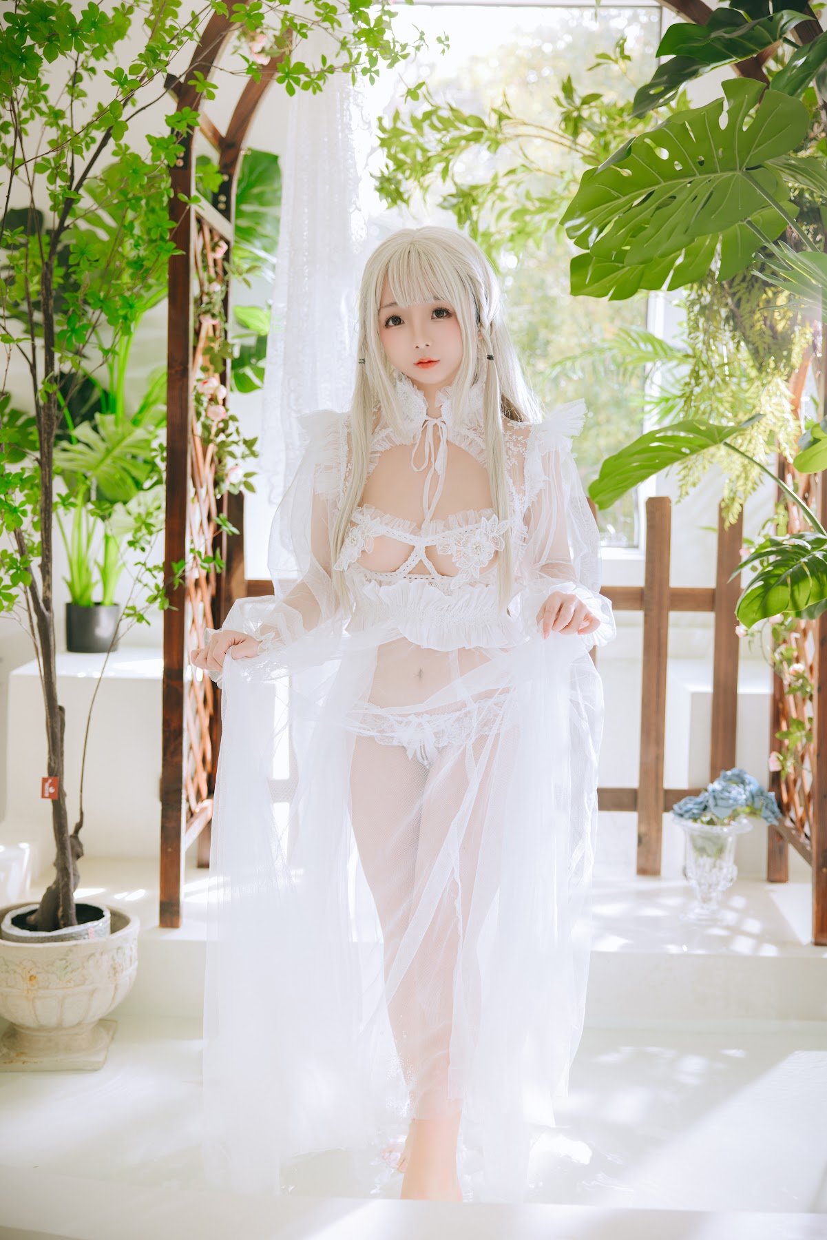 Coser@日奈娇 – 白纱衣 - P42