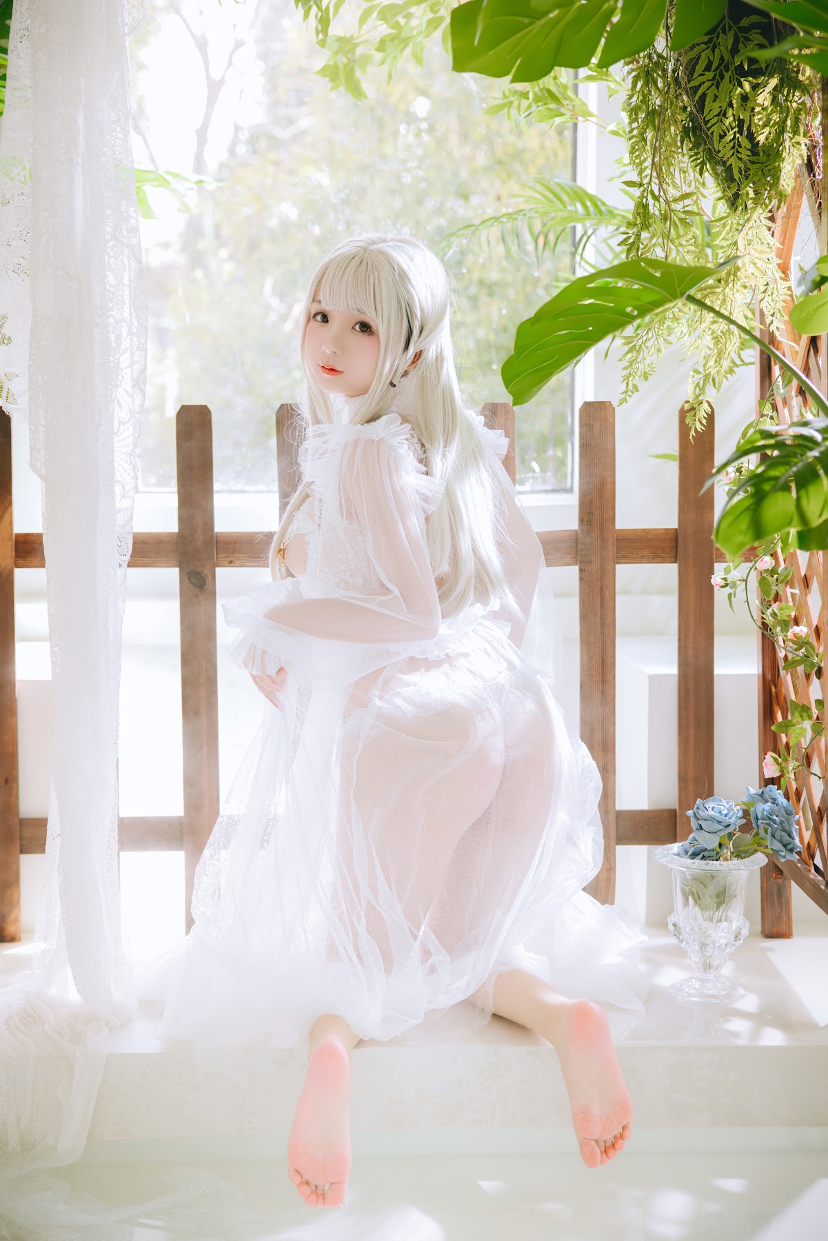 Coser@日奈娇 – 白纱衣 - P45