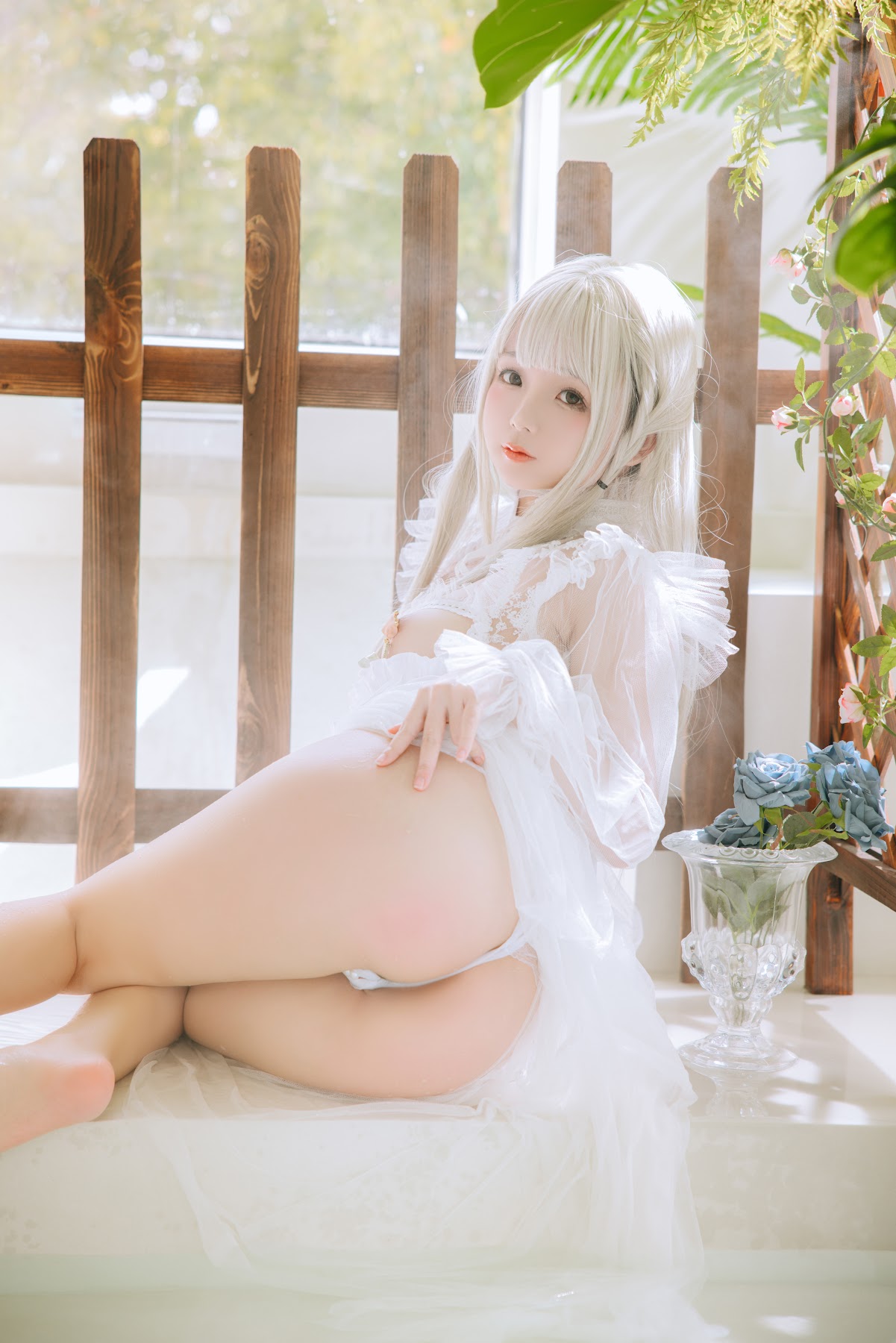 Coser@日奈娇 – 白纱衣 - P50