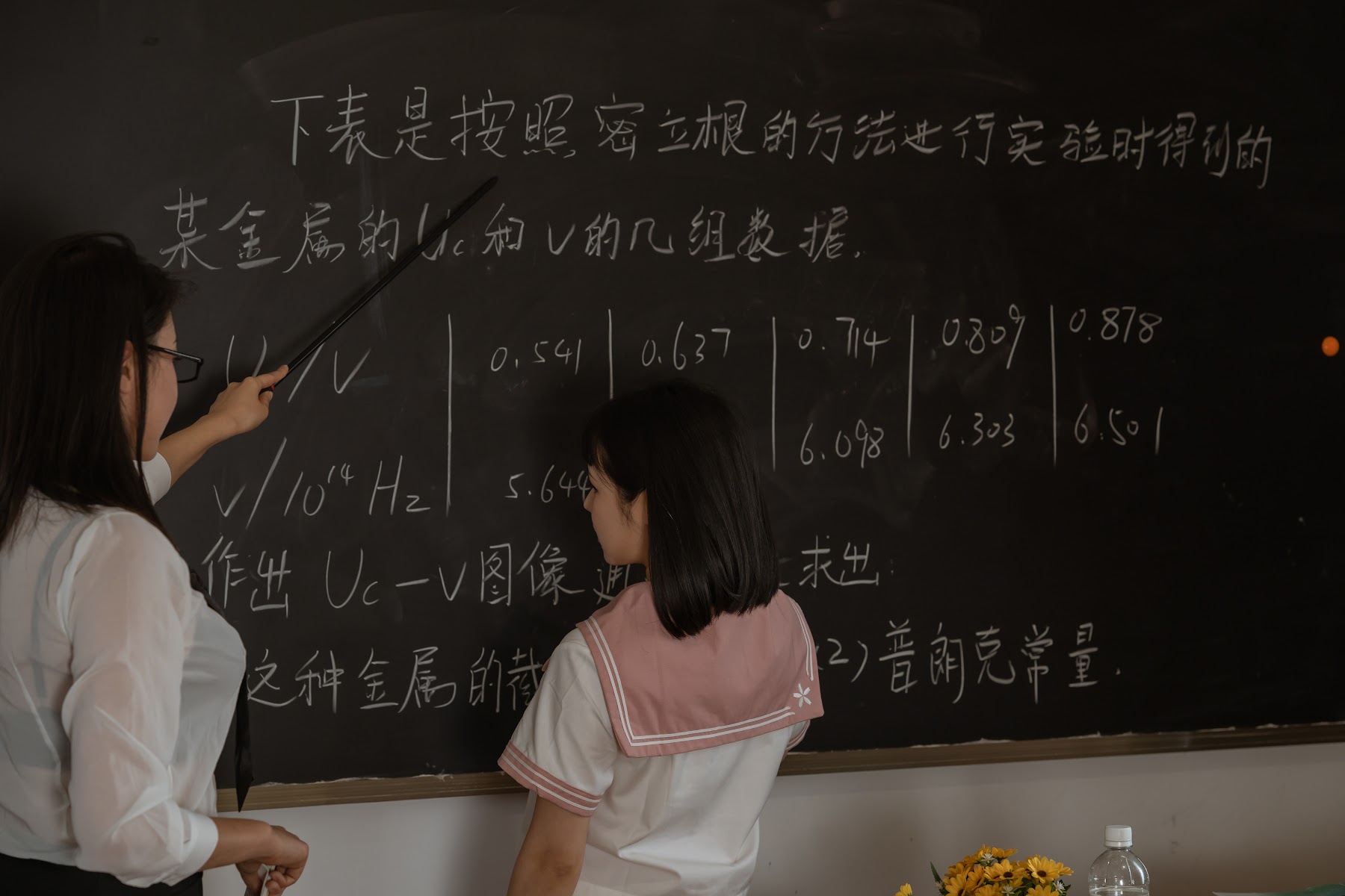 Coser@七月喵子 (qiyuemiaozi) No.42 & 奈汐酱nice – 放学后的补习 - P55
