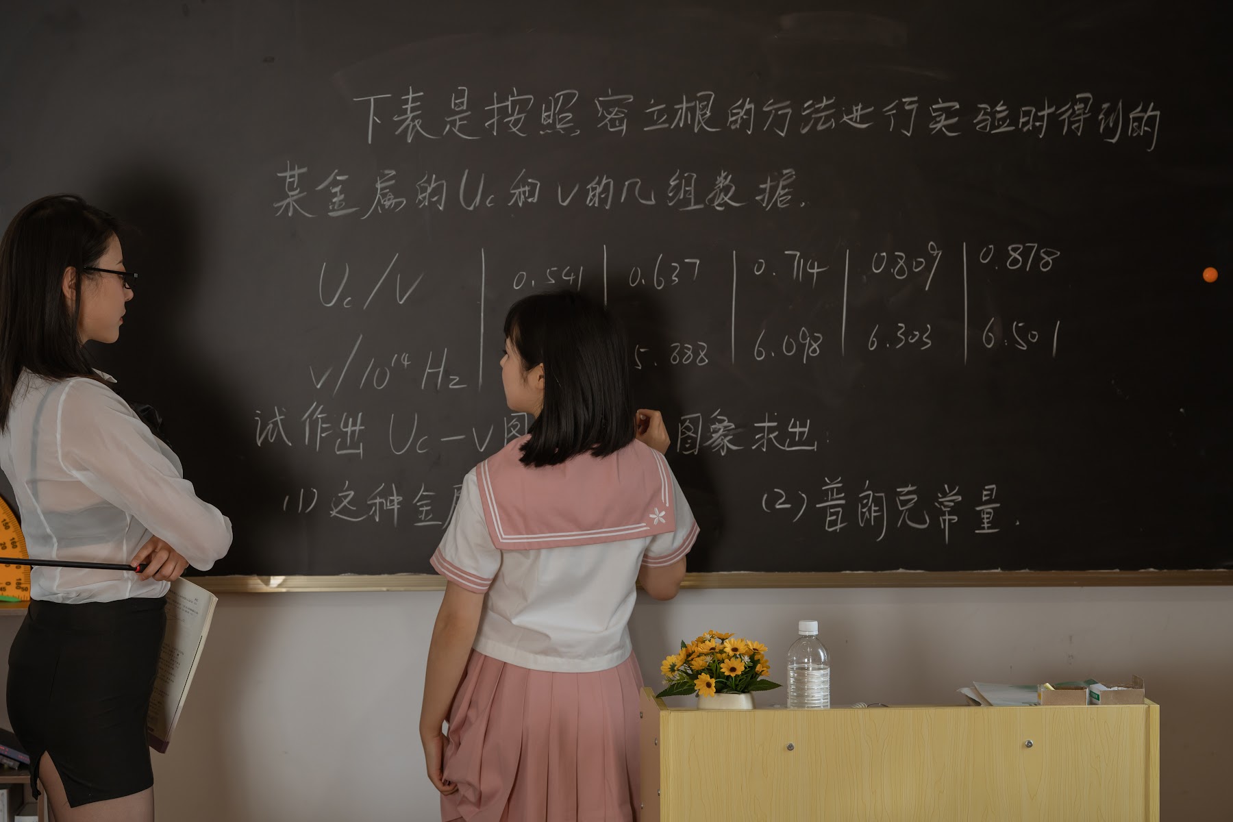 Coser@七月喵子 (qiyuemiaozi) No.42 & 奈汐酱nice – 放学后的补习 - P57