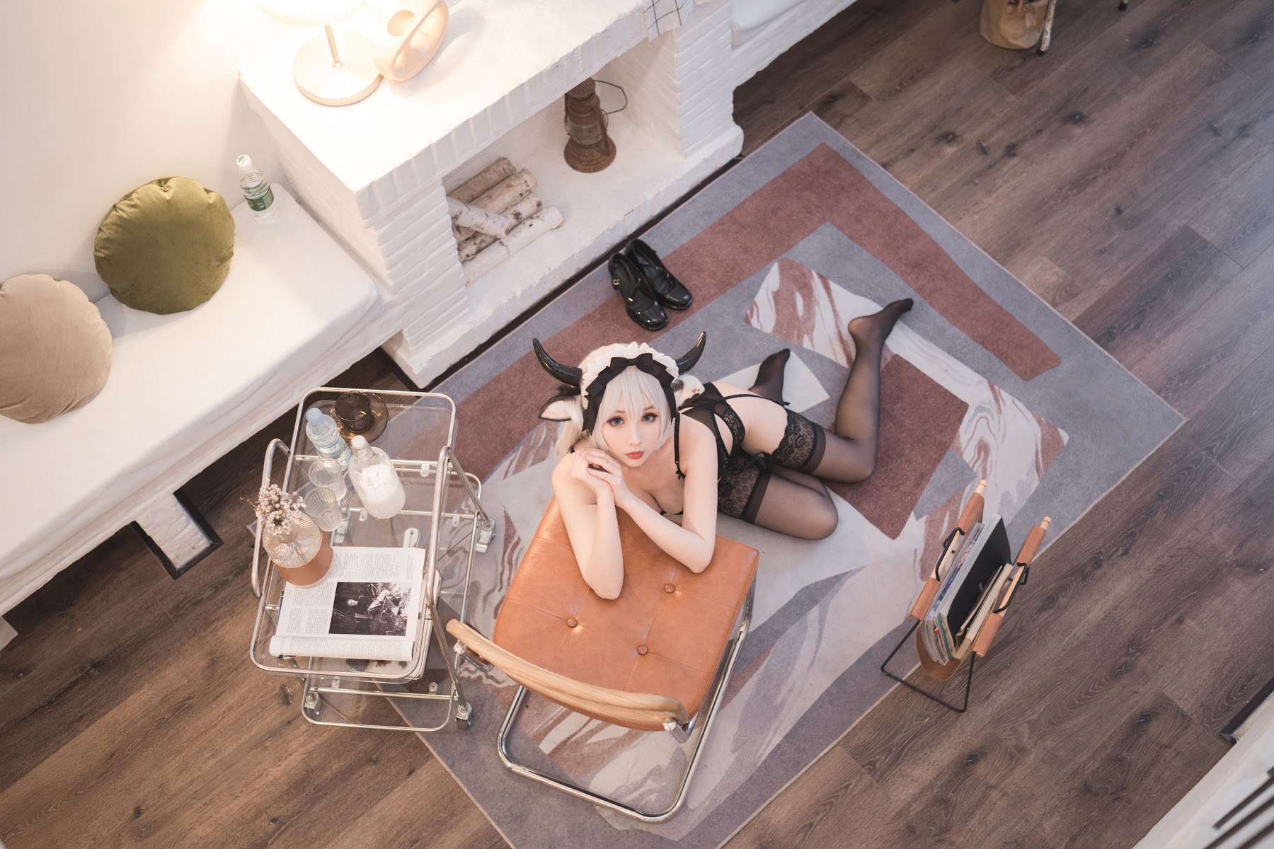 Coser@rioko凉凉子 Vol.063 贴心的奶牛女仆 - P16