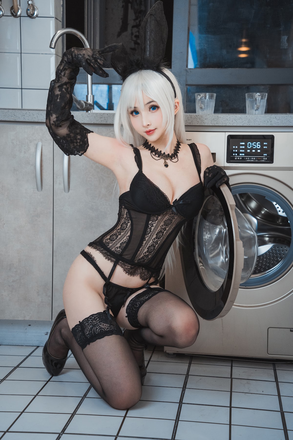 Coser@rioko凉凉子 Vol.059 兼职是修女的兔子小姐 - P22