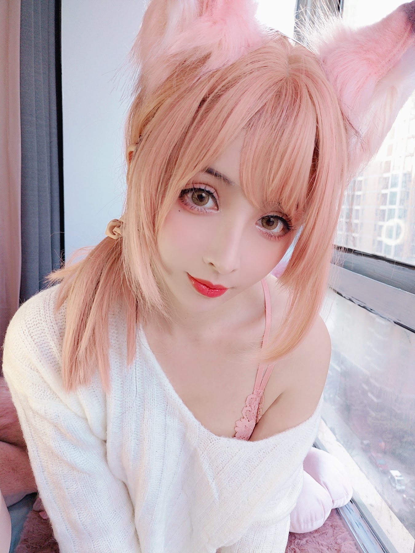 Coser@rioko凉凉子 Vol.050 家中的人妻狐 - P9
