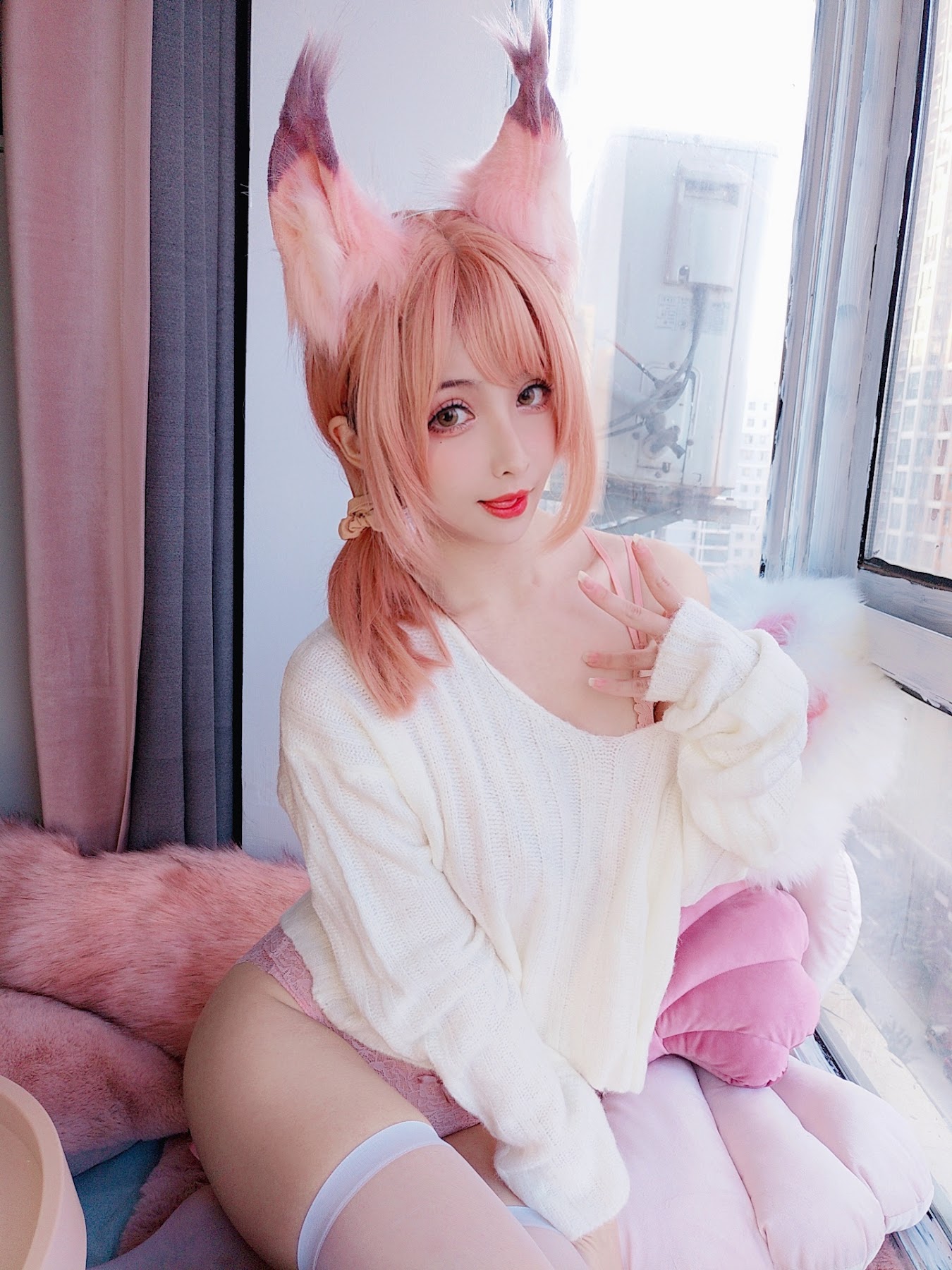 Coser@rioko凉凉子 Vol.050 家中的人妻狐 - P16