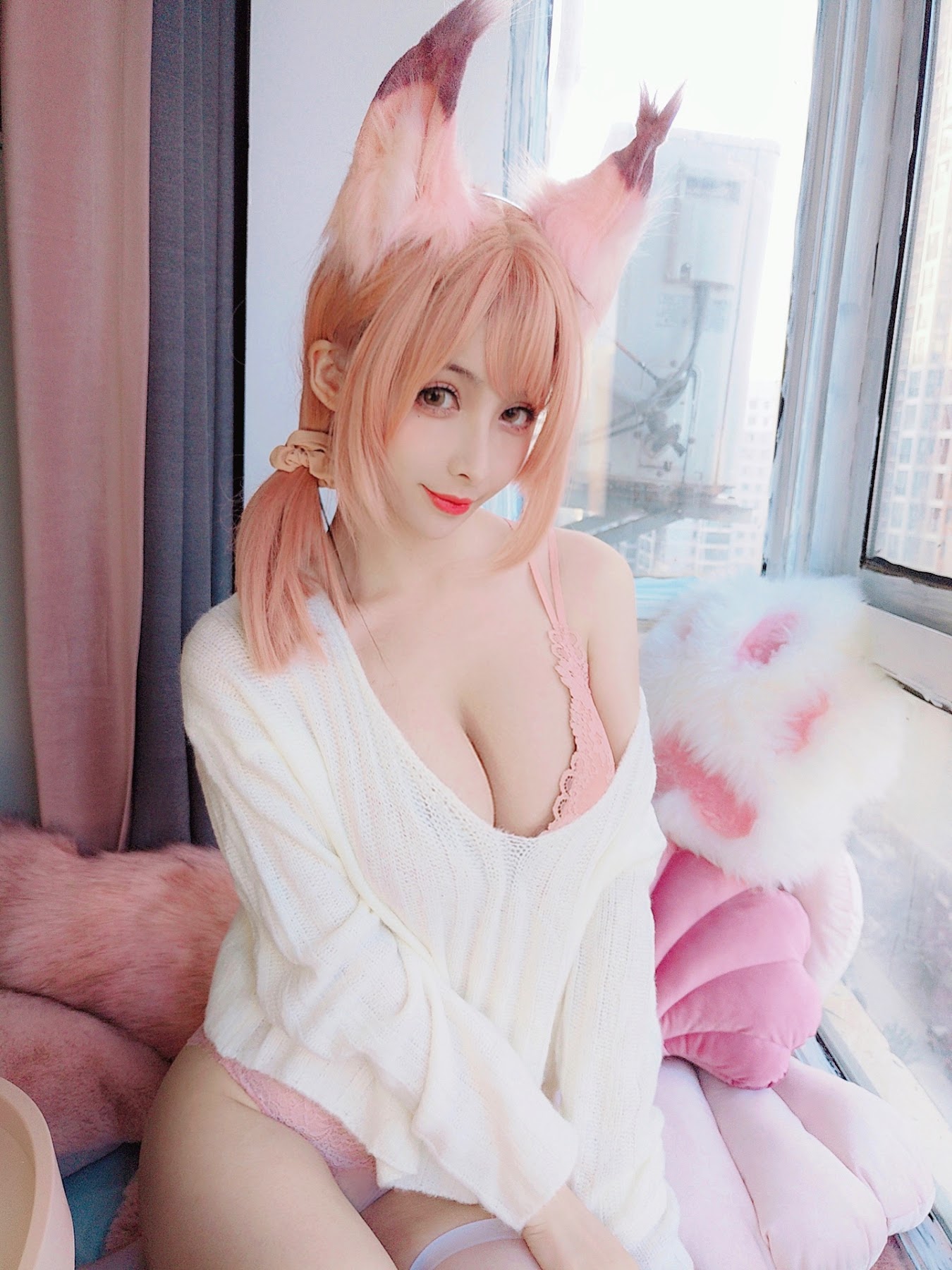 Coser@rioko凉凉子 Vol.050 家中的人妻狐 - P5