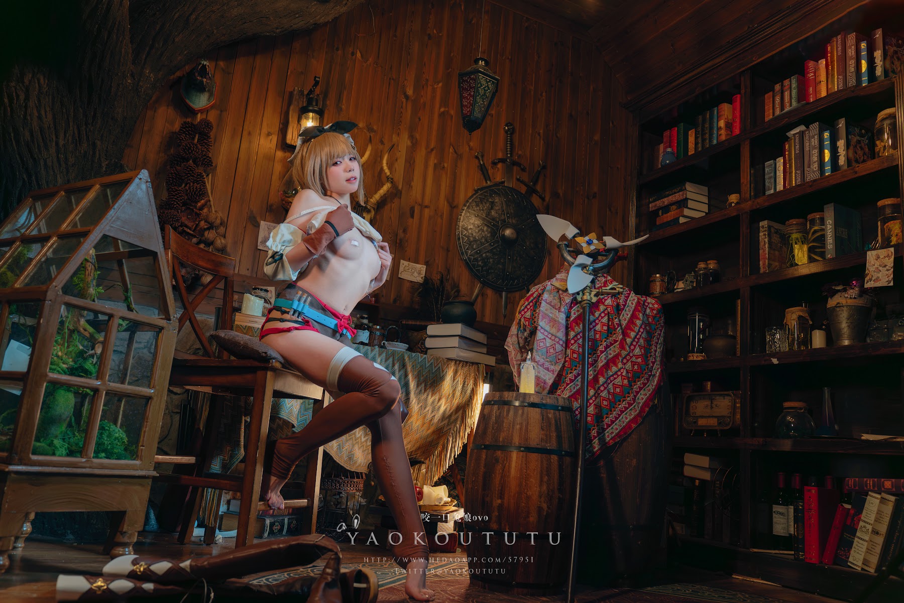 Coser@黏黏团子兔 – 『莱莎的秘密工坊』&和我交往吗 - P40