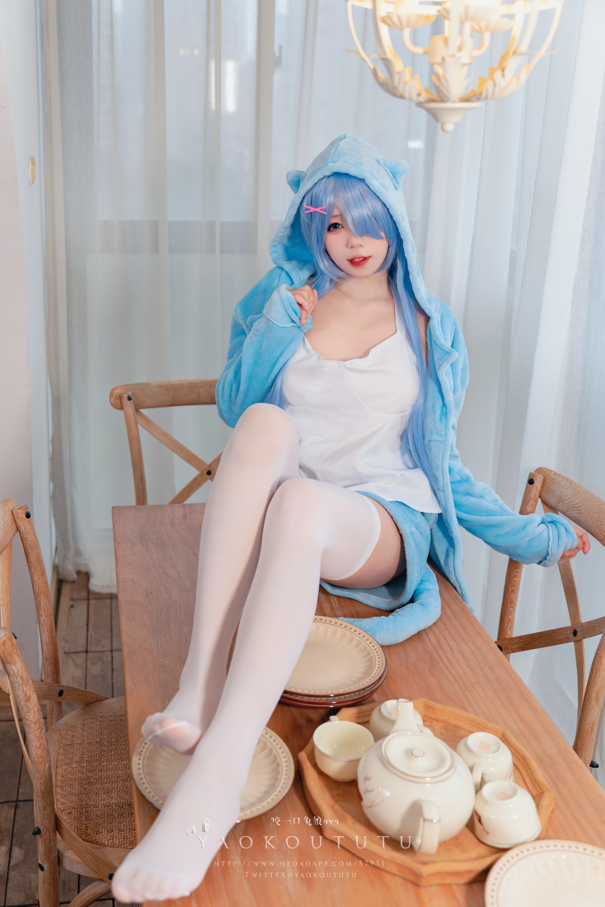 Coser@黏黏团子兔 – 『蕾姆喵喵』&小剧场 - P11