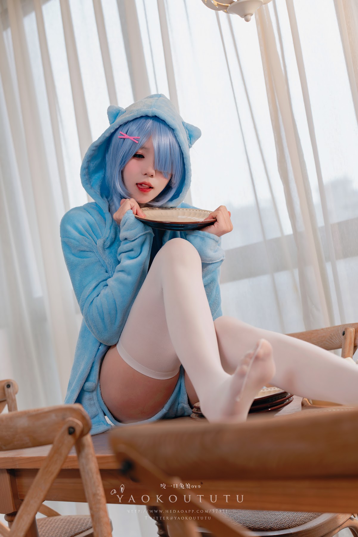 Coser@黏黏团子兔 – 『蕾姆喵喵』&小剧场 - P12