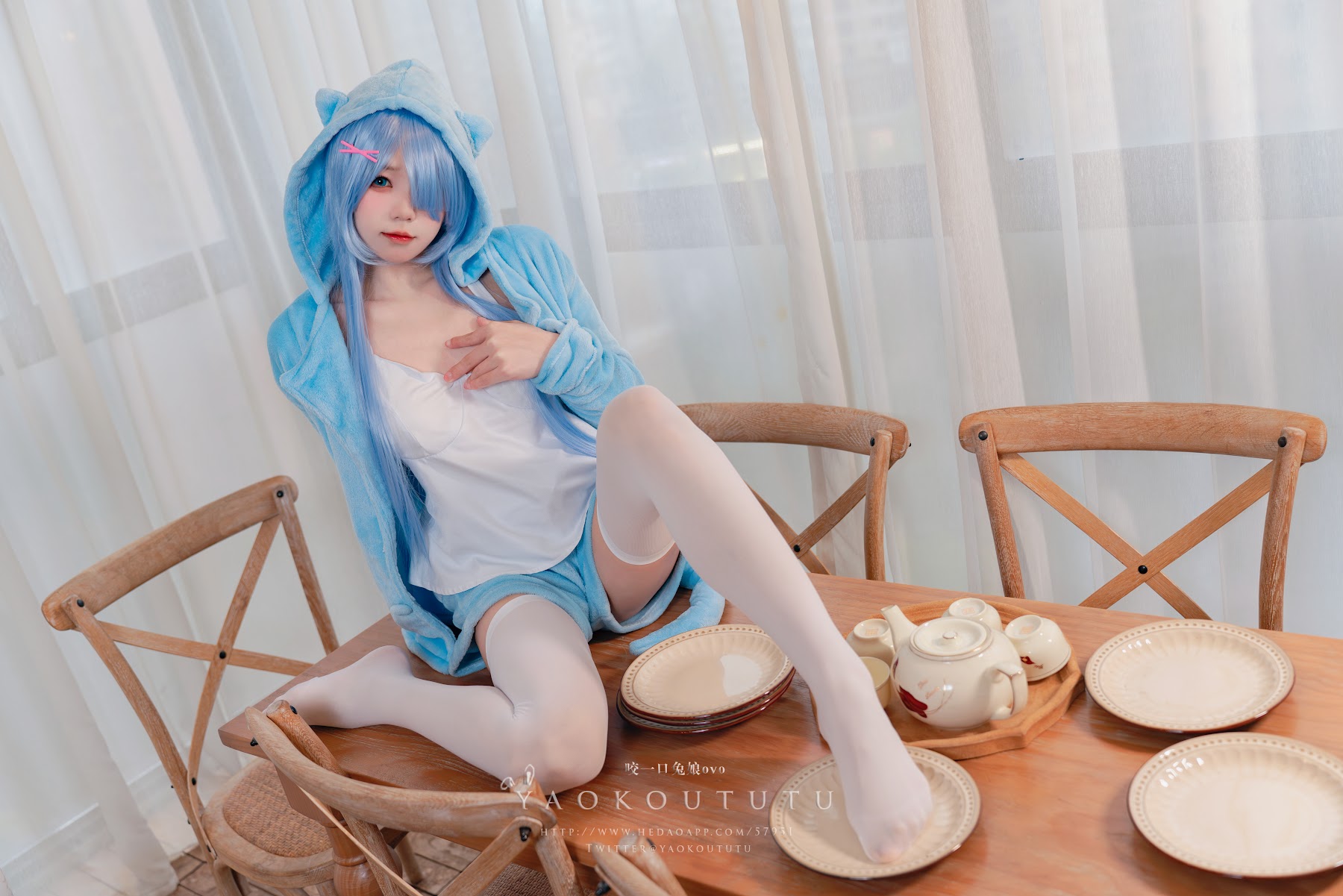 Coser@黏黏团子兔 – 『蕾姆喵喵』&小剧场 - P13