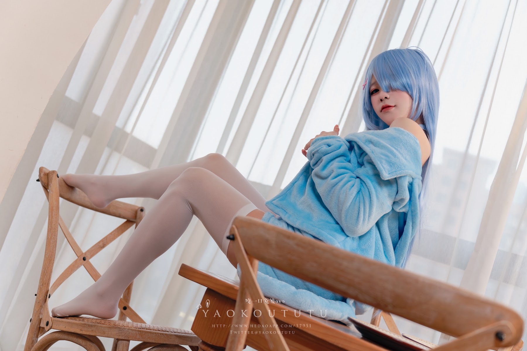 Coser@黏黏团子兔 – 『蕾姆喵喵』&小剧场 - P1