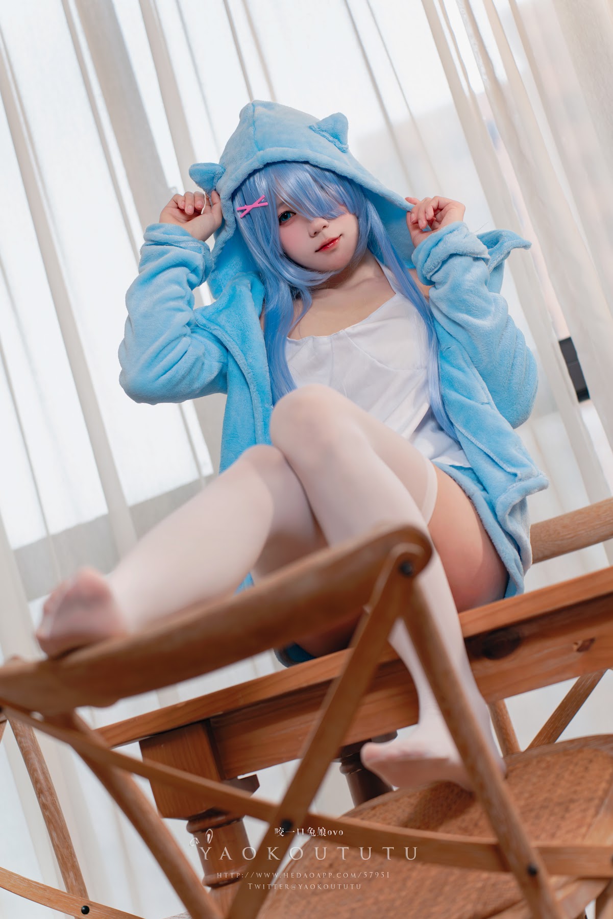Coser@黏黏团子兔 – 『蕾姆喵喵』&小剧场 - P19