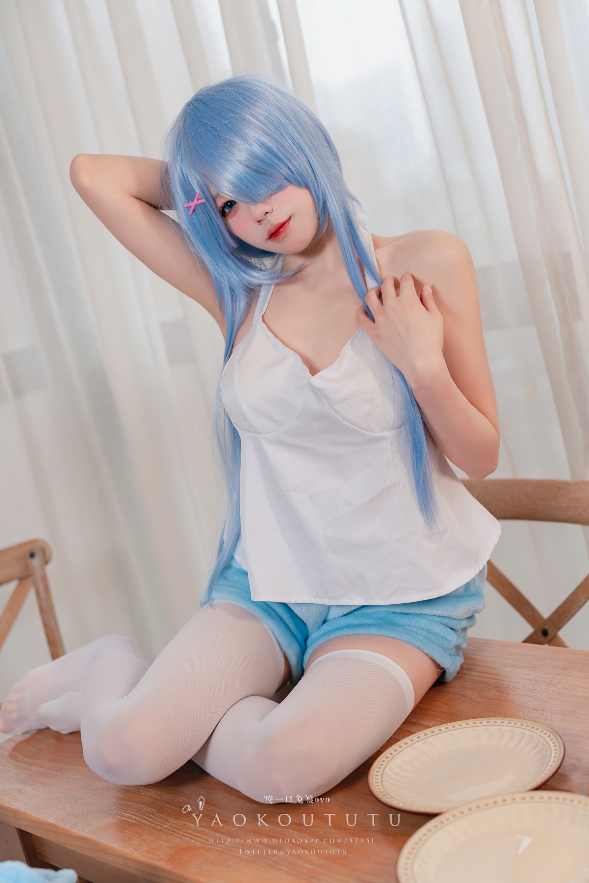 Coser@黏黏团子兔 – 『蕾姆喵喵』&小剧场 - P22