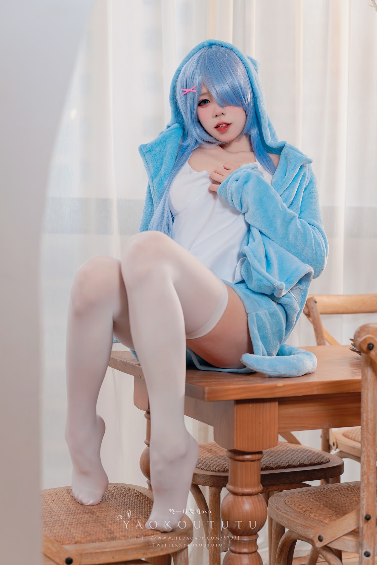 Coser@黏黏团子兔 – 『蕾姆喵喵』&小剧场 - P3