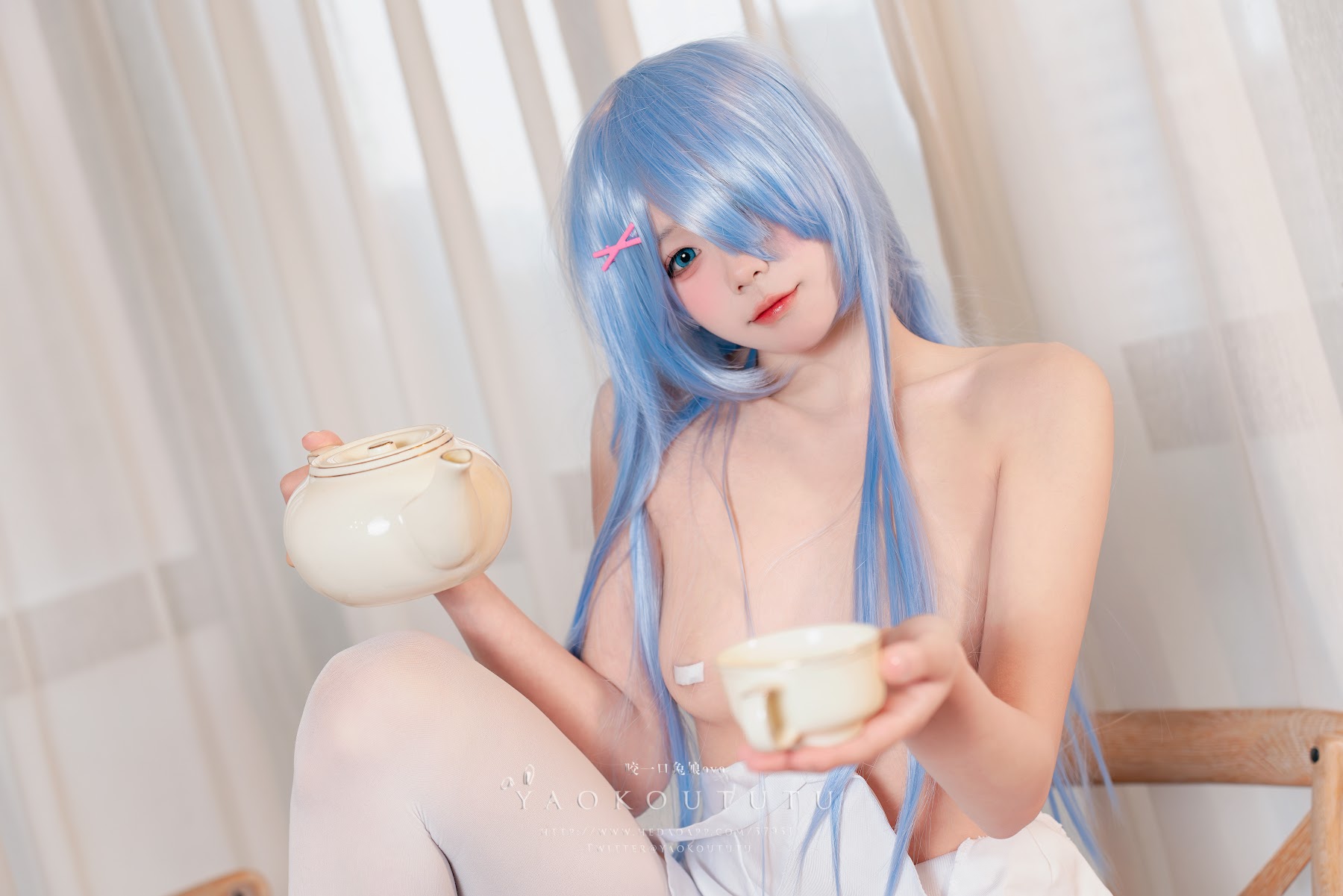 Coser@黏黏团子兔 – 『蕾姆喵喵』&小剧场 - P43